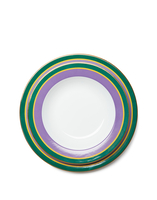 La DoubleJ Soup &amp; Dinner Plate Set Rainbow Viola DIS0032CER001RAI0007