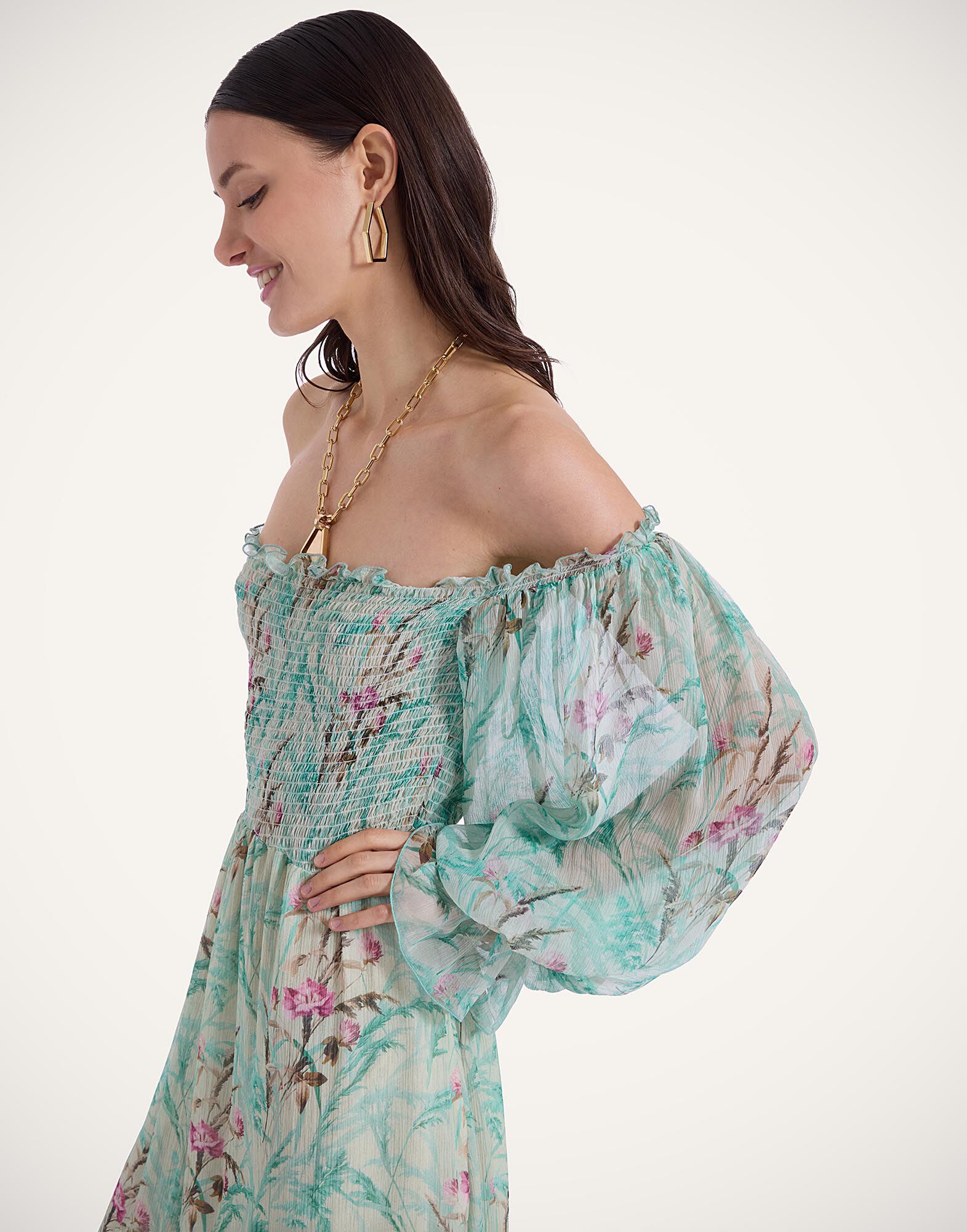 La DoubleJ Mayflower Dress Heath Mint DRE0851CRE009HEA01GR11