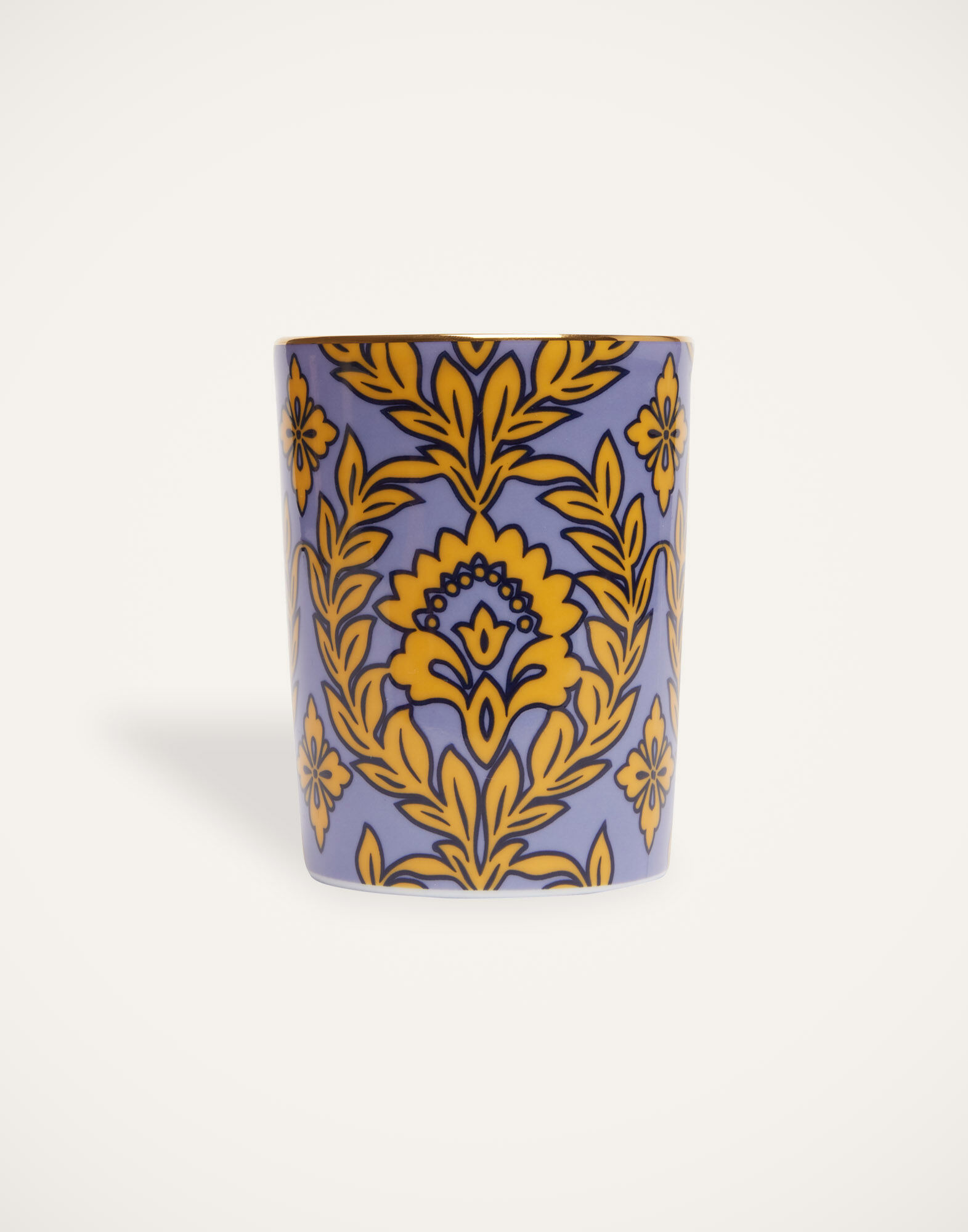 La DoubleJ Decorative Cup Violet Garland VAS0008CER001GRL0006