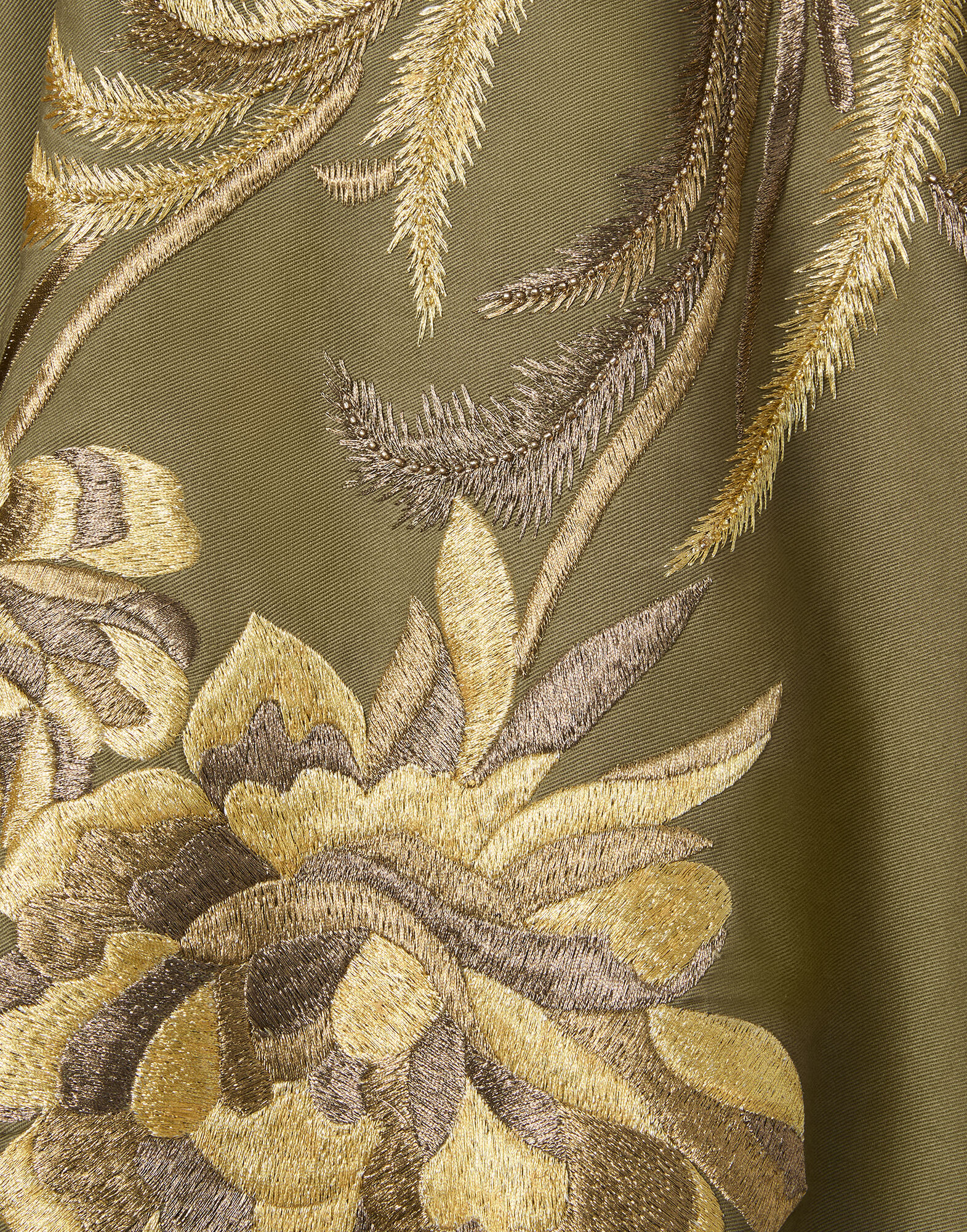 La DoubleJ Ballerina Skirt Solid Khaki Green SKI0194COT089SOLIDGR07