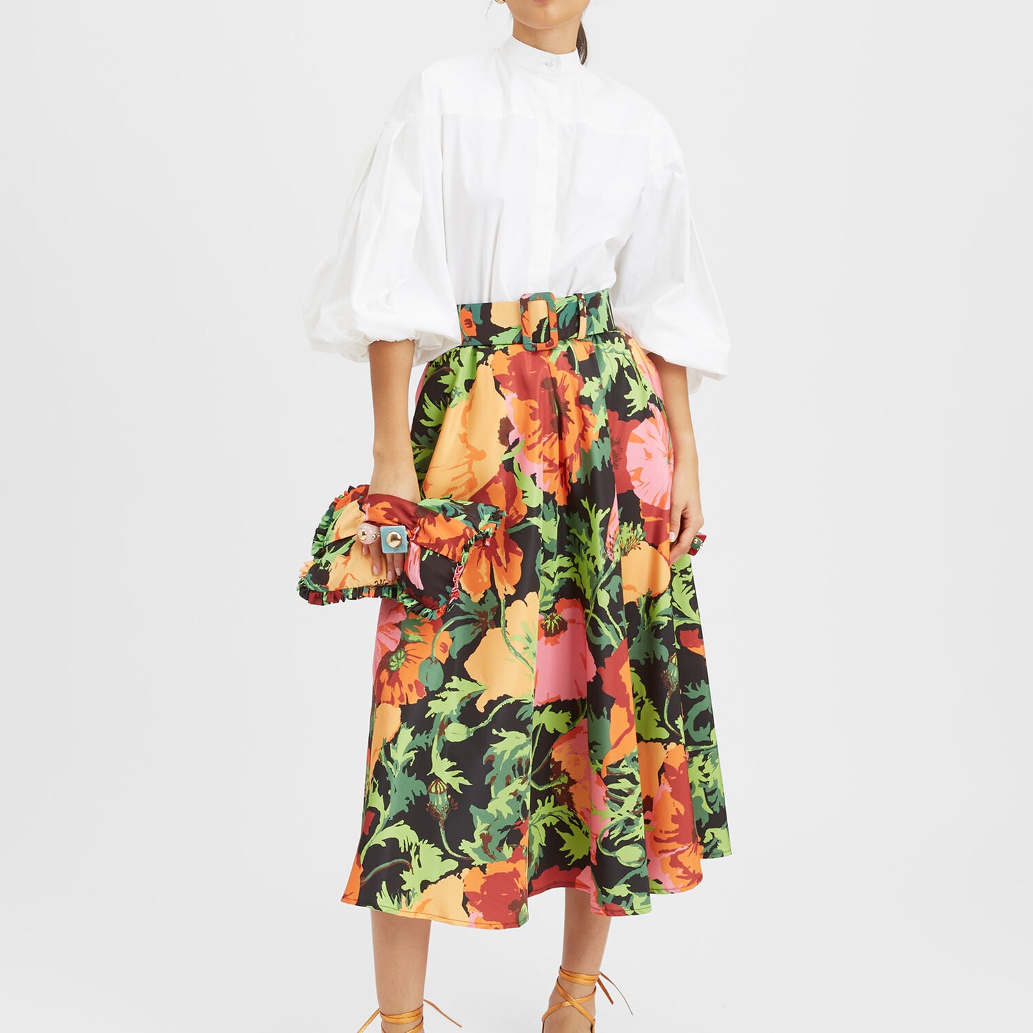 La Double J Drawstring Skirt