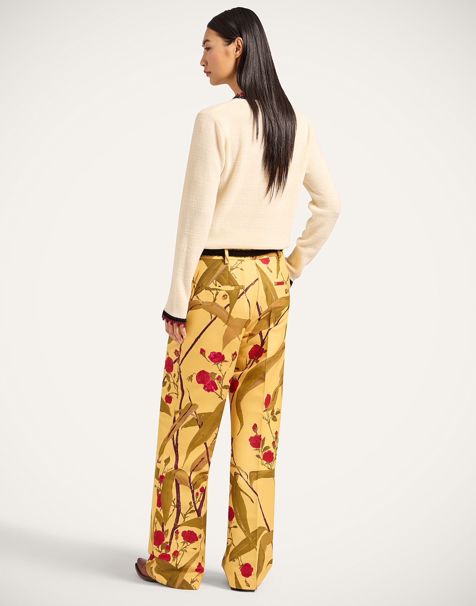La DoubleJ Let Loose Pants Bamboo Yellow TRO0149CAD001BMB01YE02