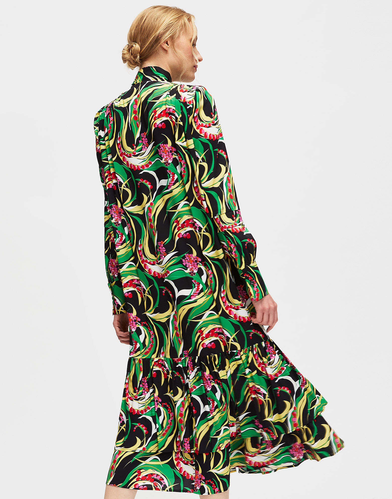 LaDoubleJ Good Witch Dress Windy Flowers DRE0088VIS001WIN0001