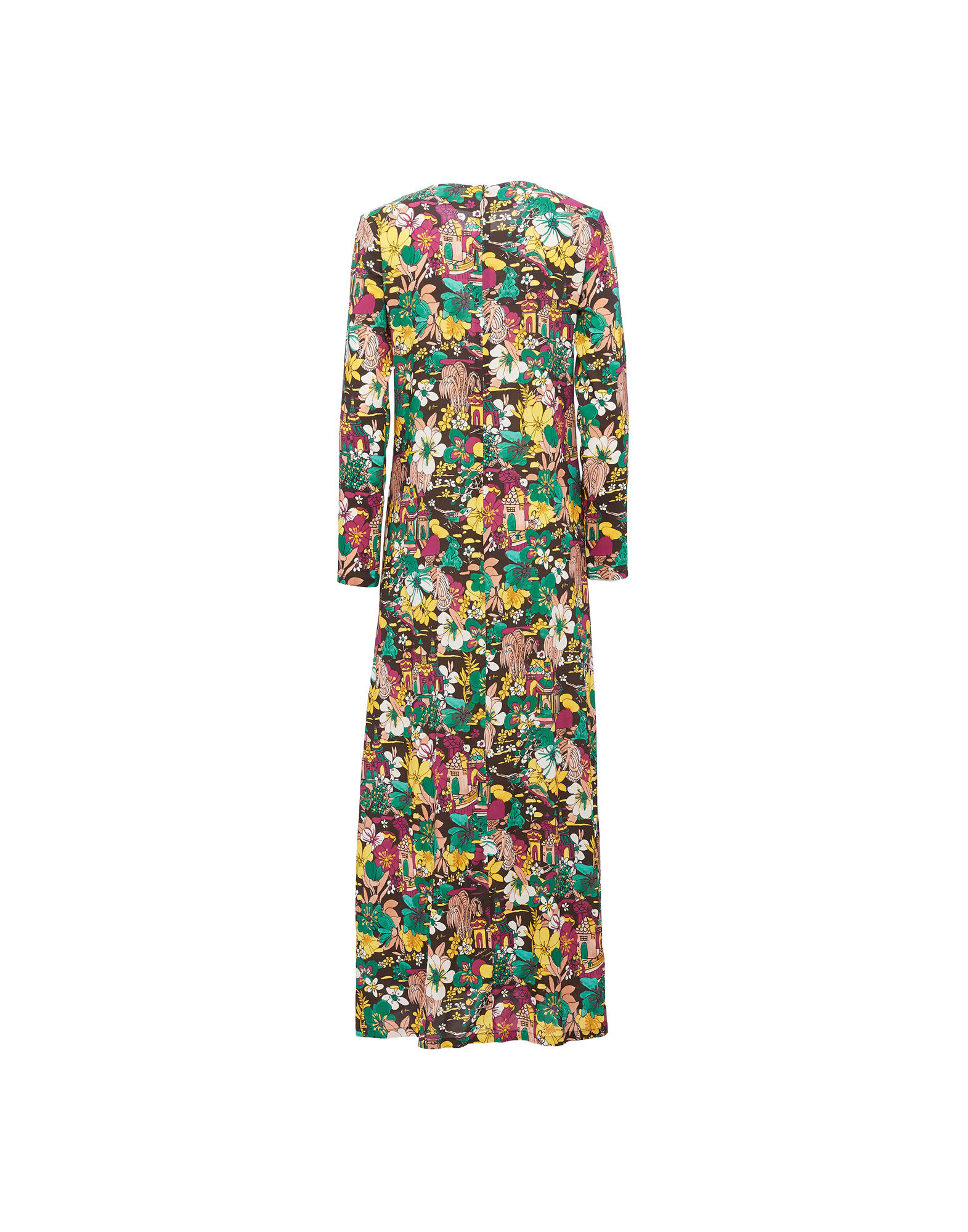 La DoubleJ Long Sleeve Swing Dress Temples DRE0184VIS001TEM0001