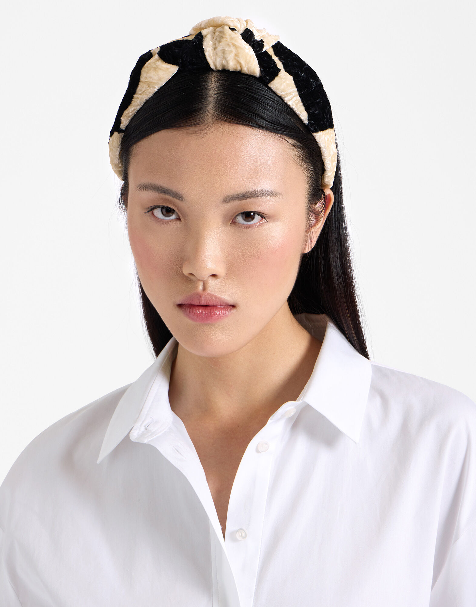 La DoubleJ Love Knot Headband Lunaria Light Pink HEB0015VEL016RIA01PI02