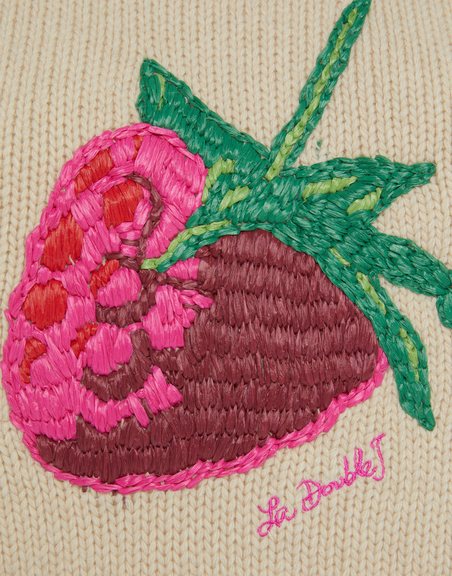 La DoubleJ Lampone Vest Beige PUL0178KNI093VA202WH04