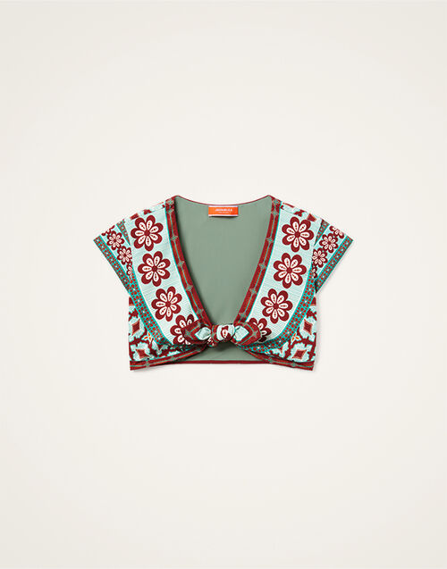 La DoubleJ Bardot Top Pagoda Placée Rust SWI0094LYC006PAG01OR04