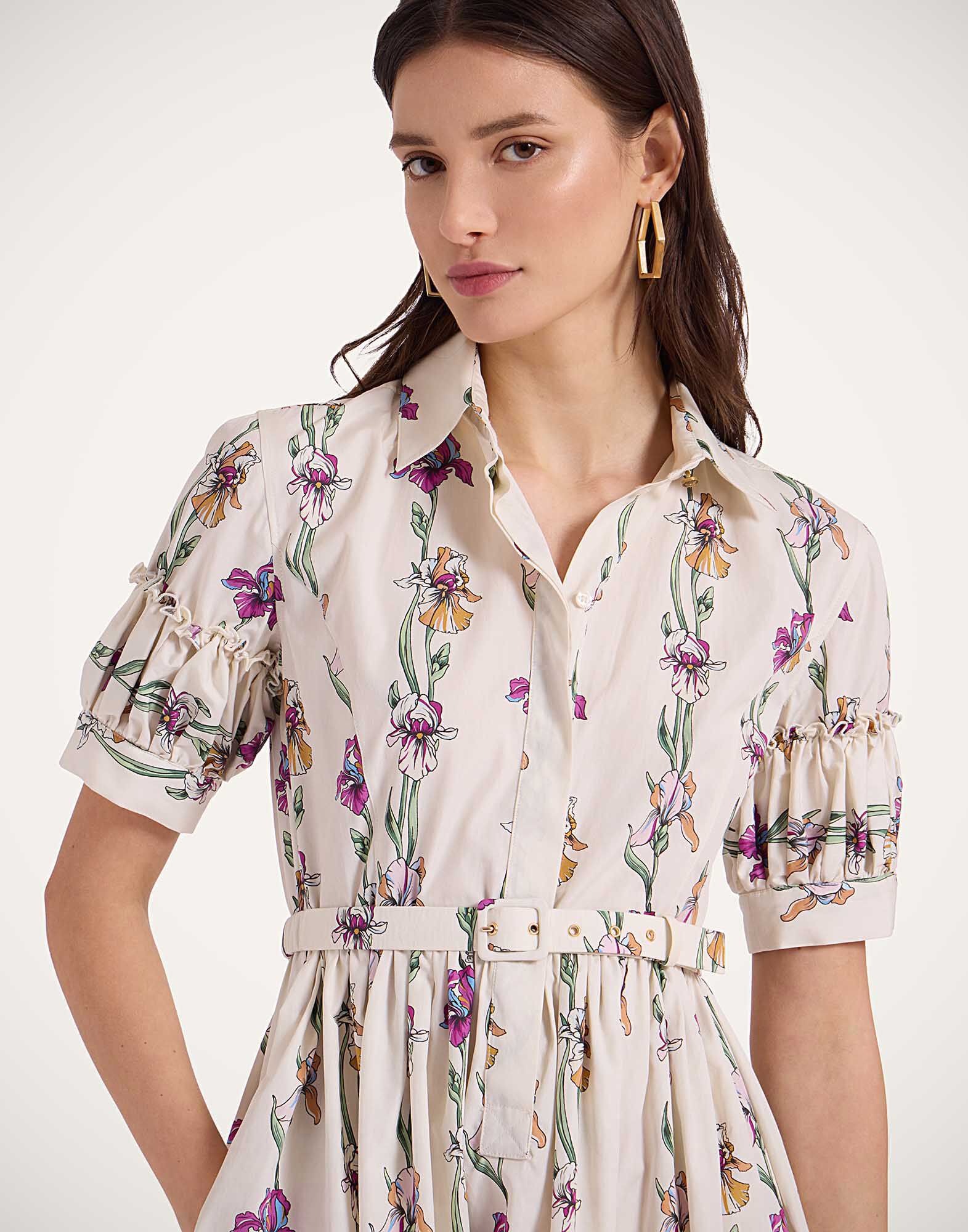 La DoubleJ Mini Libertine Dress Mini Iris Ivory DRE0846COT039IRS02WH04