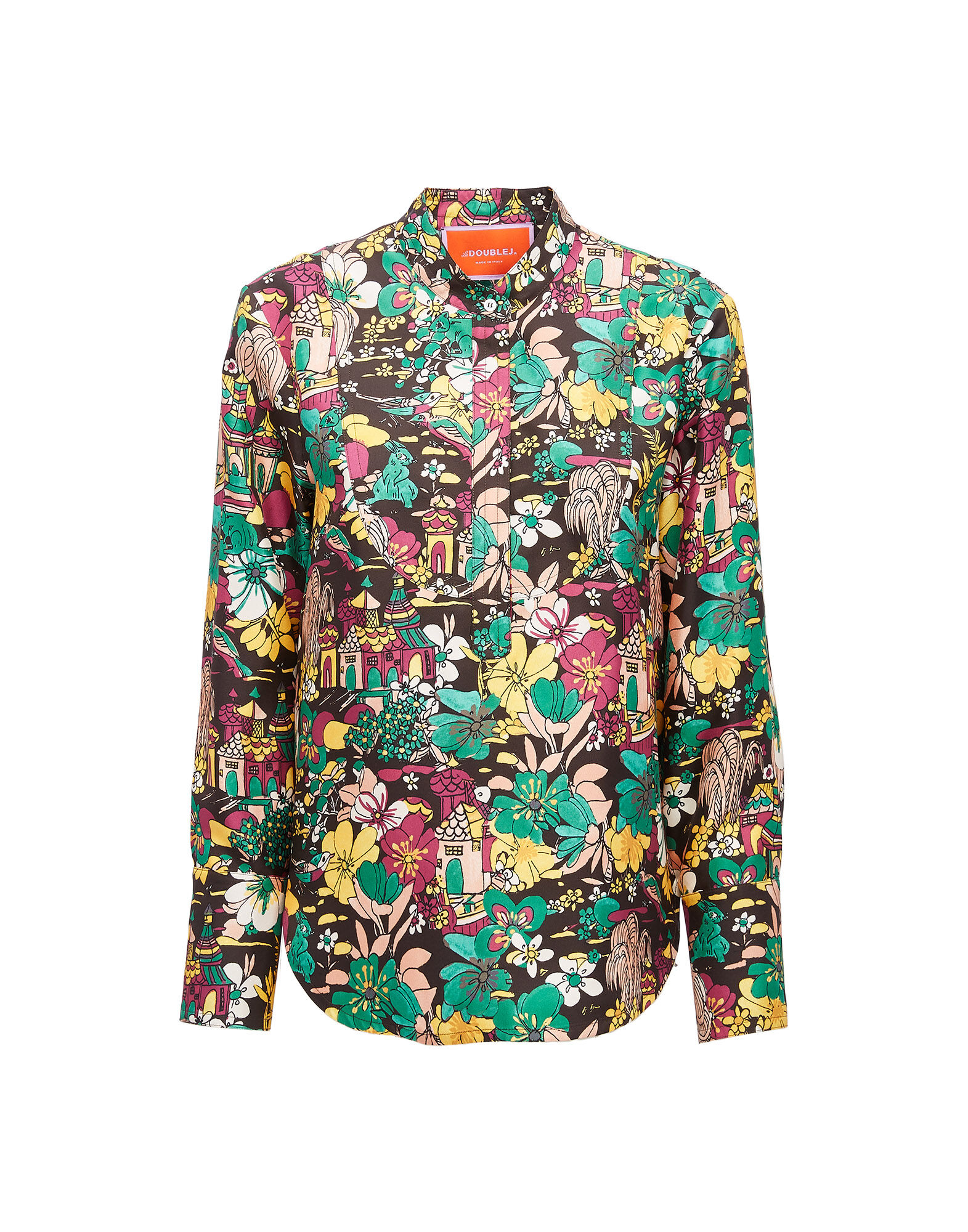 La DoubleJ Portofino Shirt Temples SHI0046SIL001TEM0001