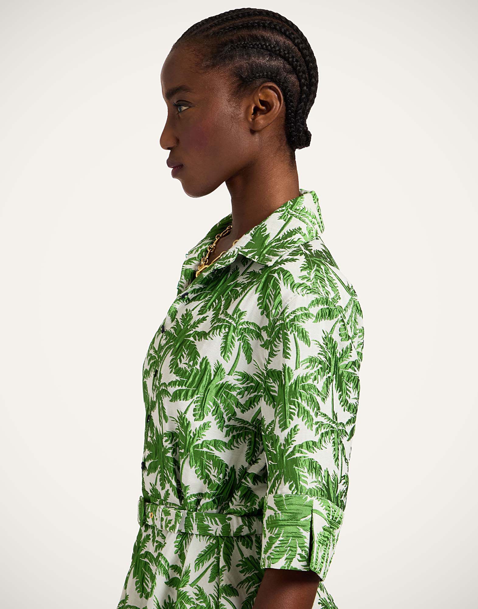 La DoubleJ San Pietro Mini Dress Tropicana White DRE0912JCQ112TRC03WH01