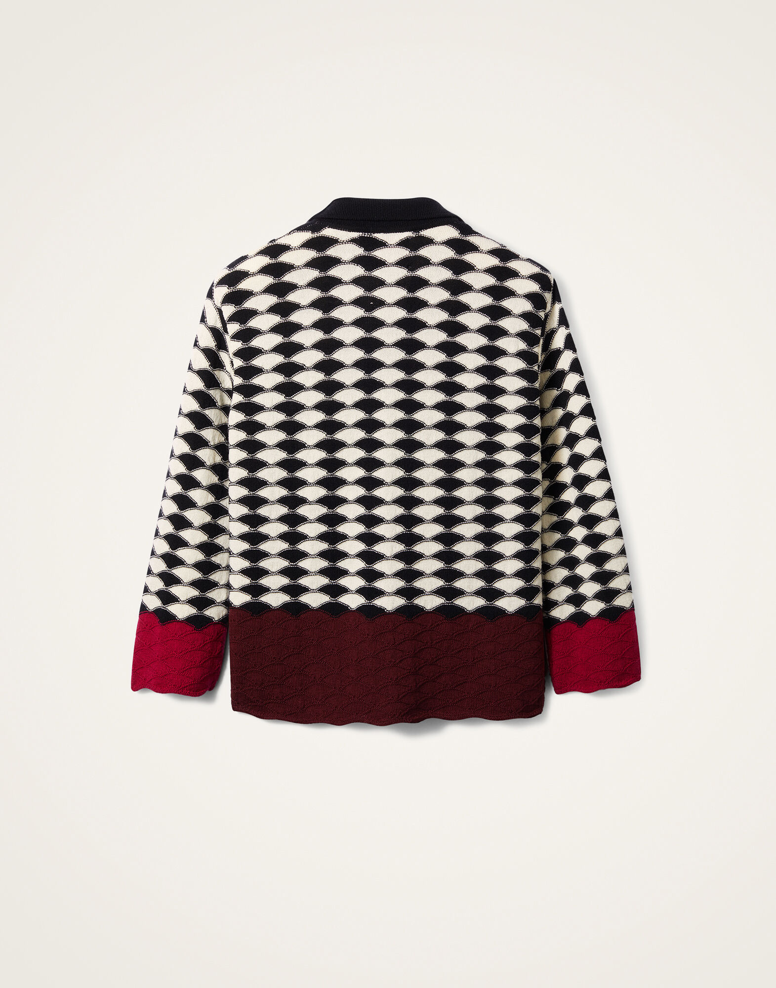 La DoubleJ Lounge Jumper Multicolor Black & White PUL0259KNI155VA351BL03