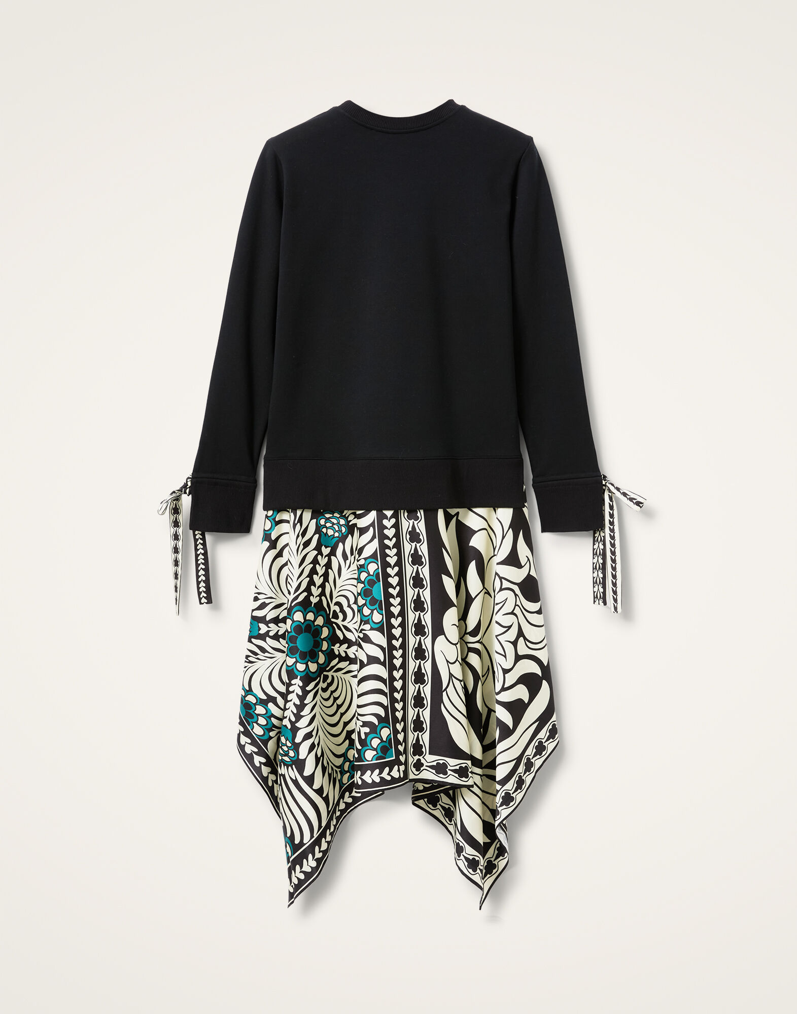 La DoubleJ Arcade Dress Mix Tiles Plac&eacute;e Black DRE0639JER040MIX01BL01