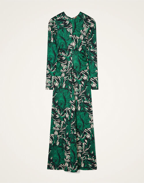 La DoubleJ Long Sleeves Angelica Dress Quill Green DRE1122JER082QLL01GR02