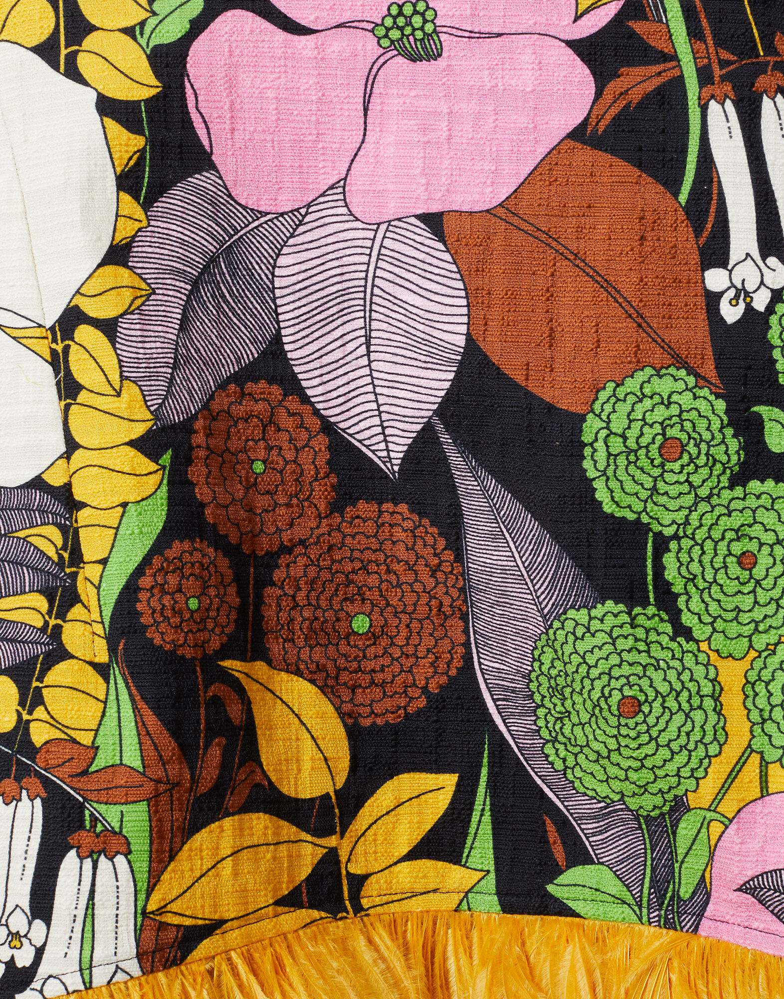 La DoubleJ La Scala Top (With Feathers) Big Flower TOP0013COT005BFL0001