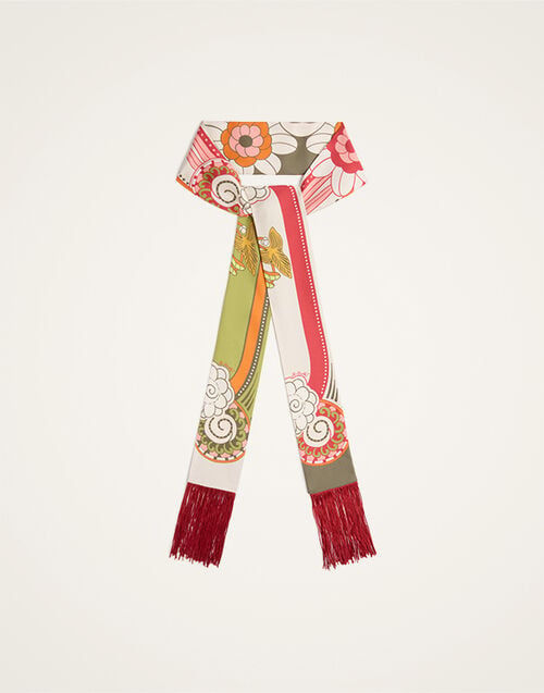 La DoubleJ Skinny Scarf Ambrosia Plac&eacute;e Green SCA0075SIL006AMB03GR02