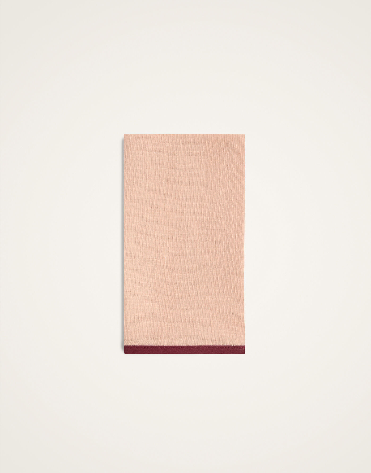 La DoubleJ Large Napkins Set of 2 Rainbow Light Pink NAP0010LIN017RAI45PI20