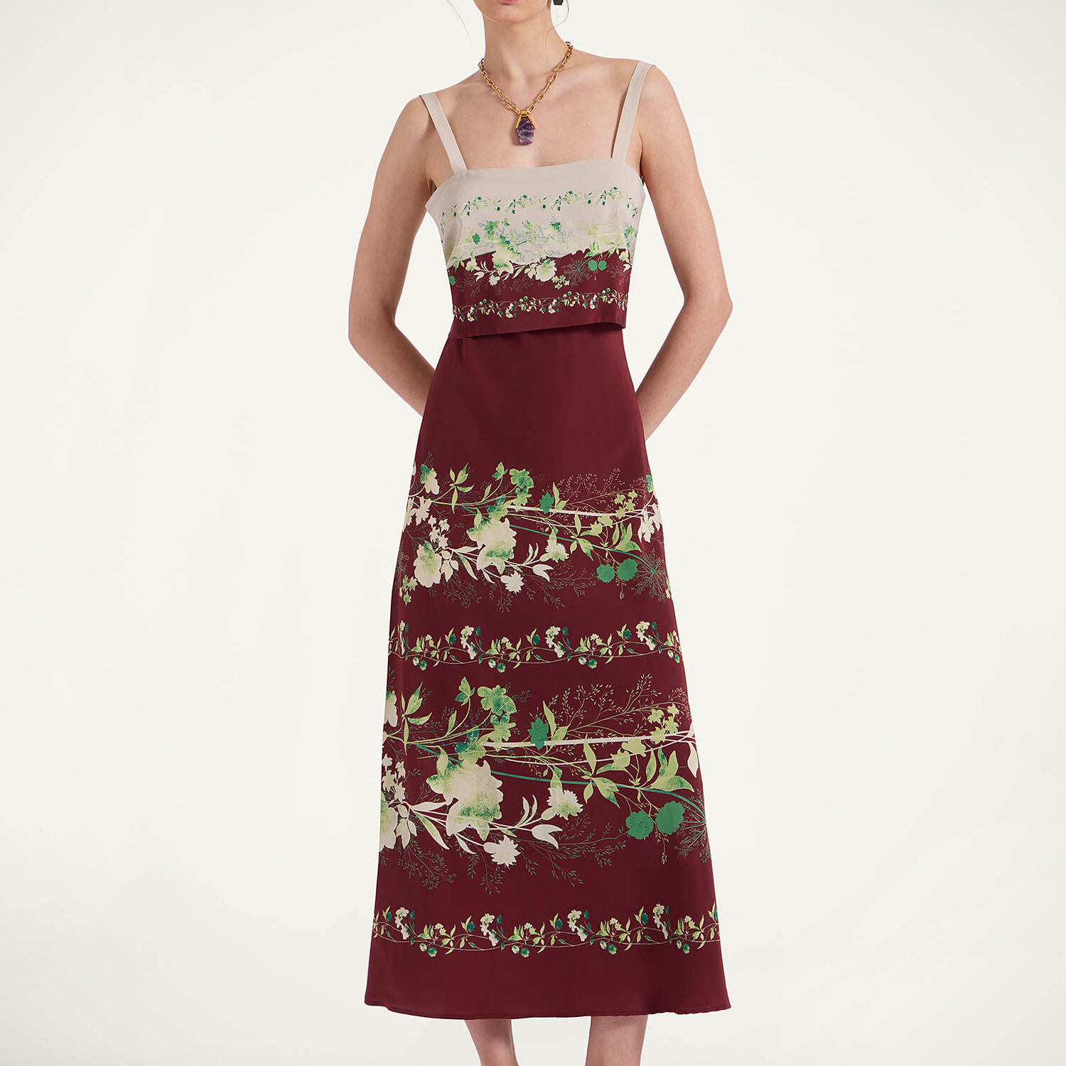La Double J Slip-Around Dress