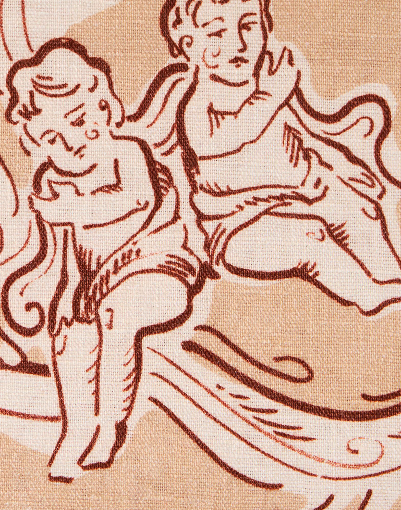 La DoubleJ Large Tablecloth Cosmos Dusty Pink TBC0018LIN008COS02PI10