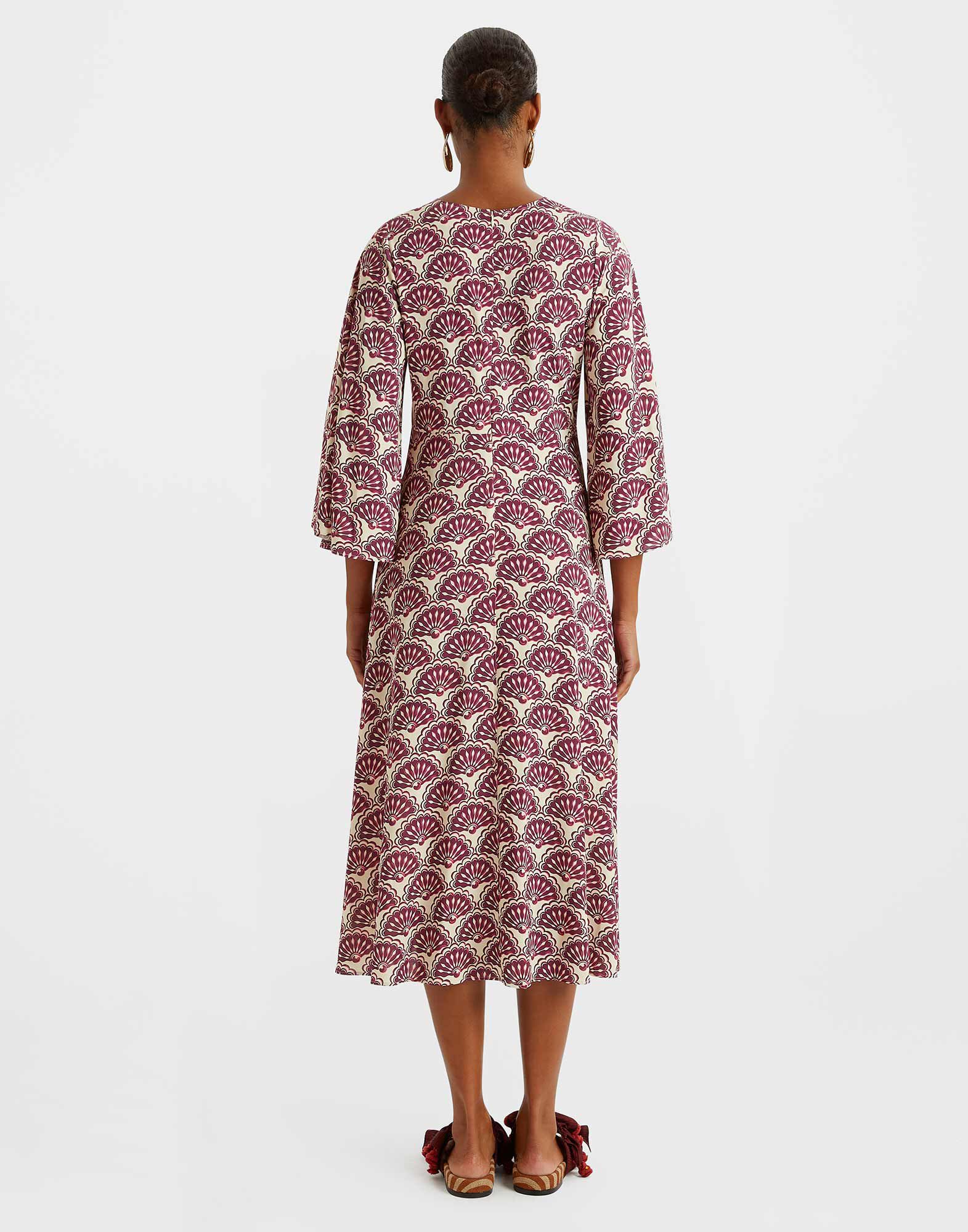 La DoubleJ Sorella Dress Fans Purple DRE0179JER027FAN01PU01