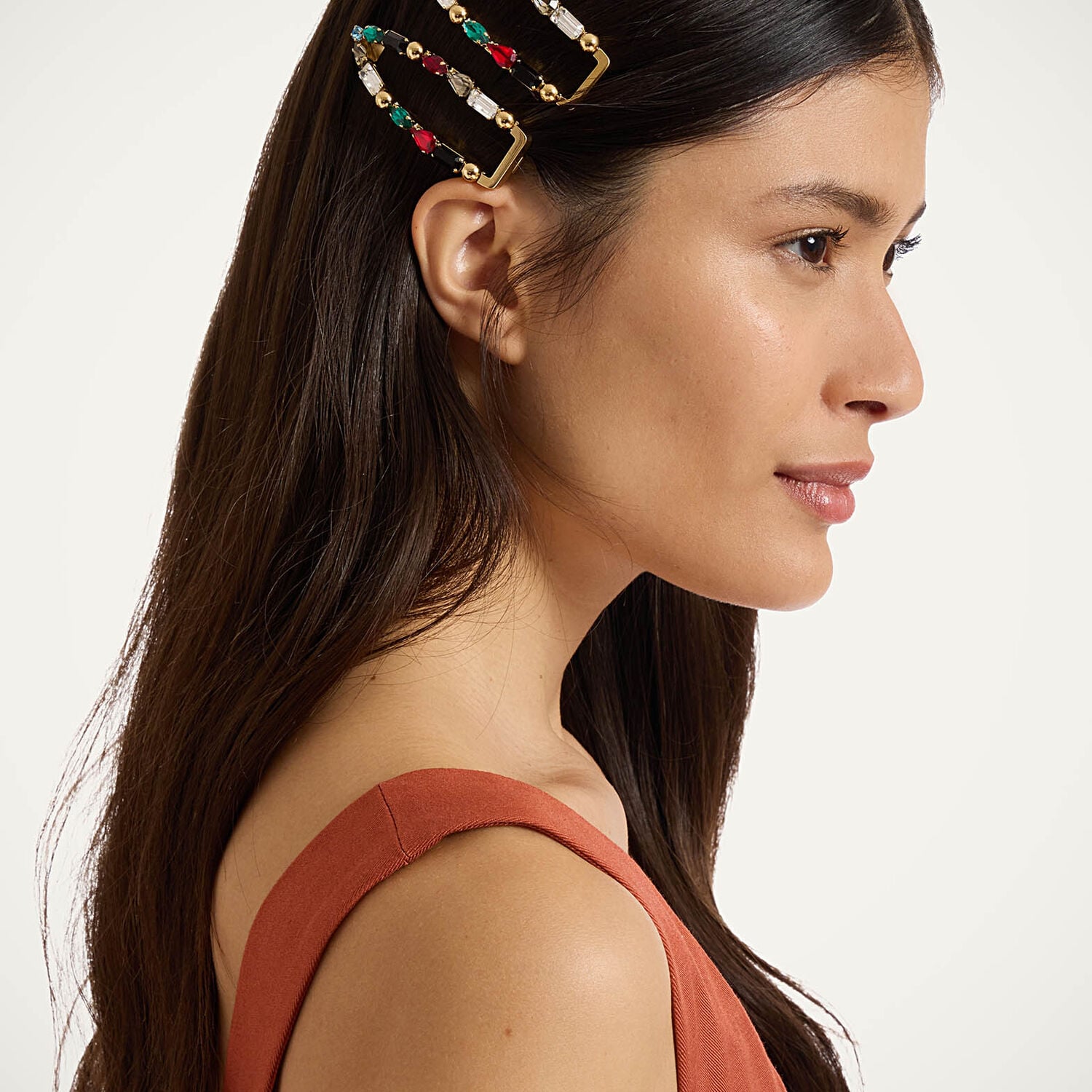 La Double J Crystals Hair Clip