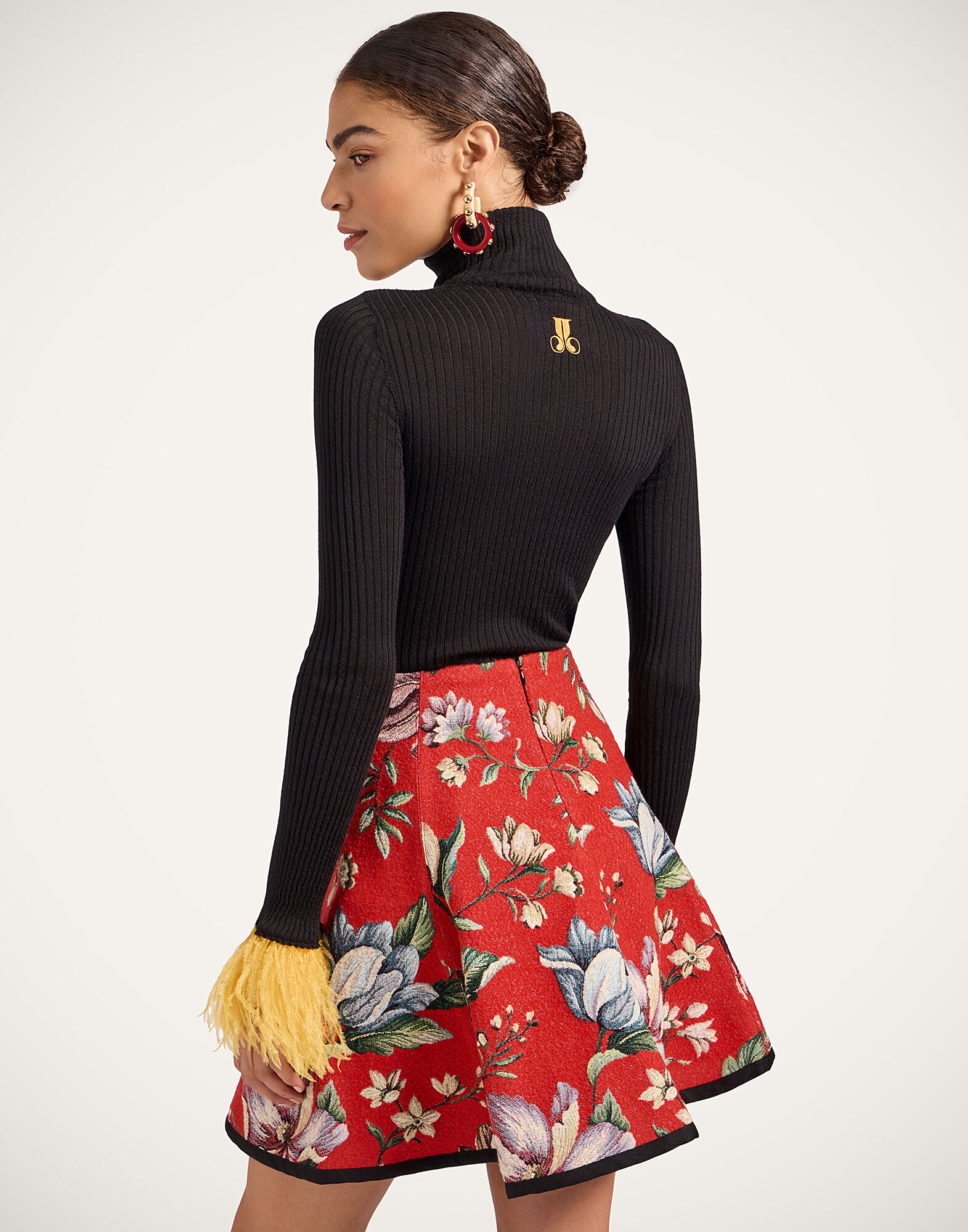 La DoubleJ High Kick Top Black PUL0167KNI091VA195BL01