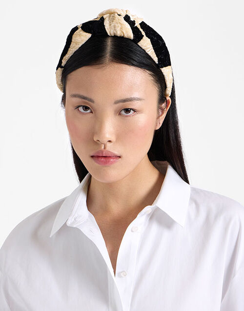 La DoubleJ Love Knot Headband Lunaria Light Pink HEB0015VEL016RIA01PI02