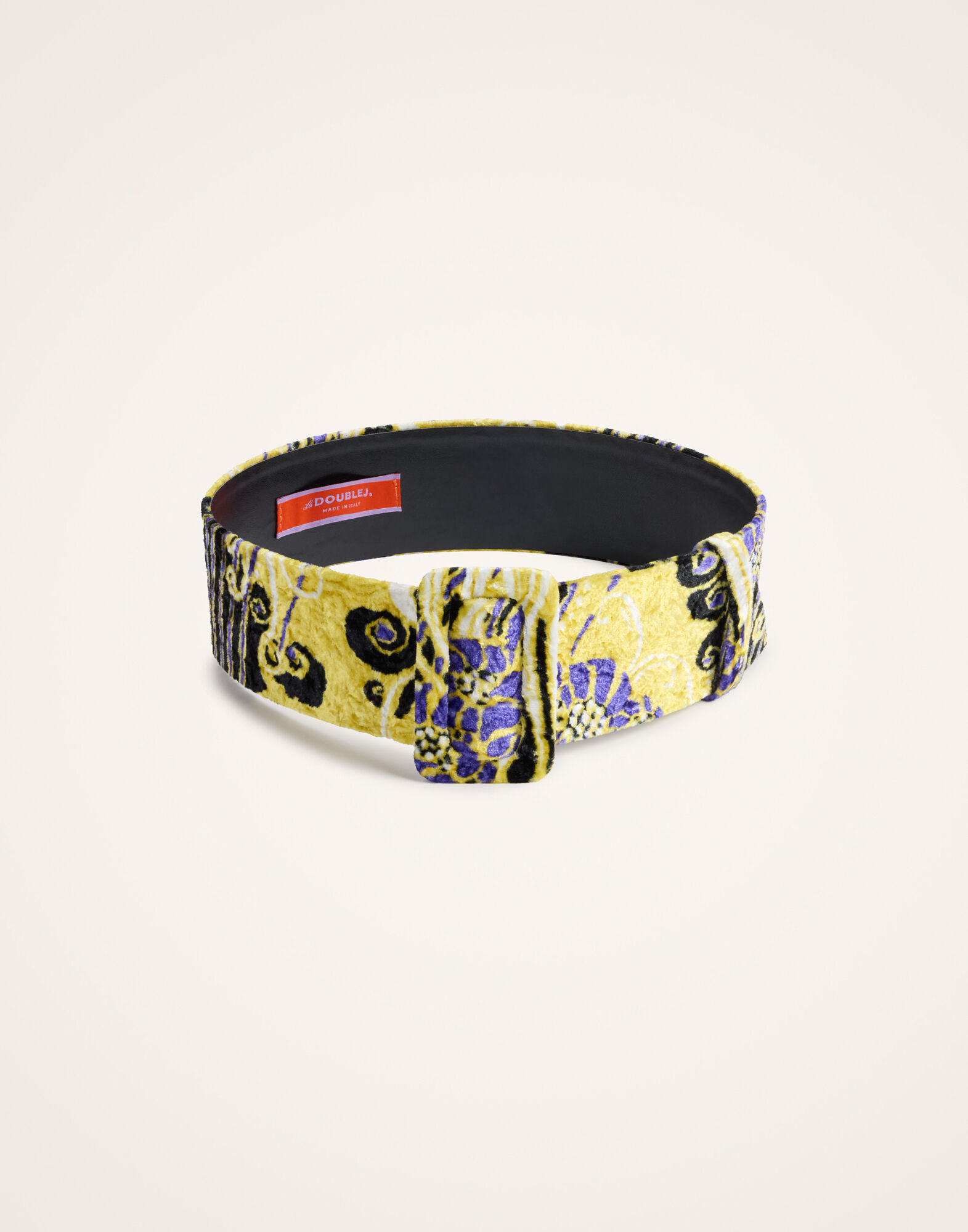 La DoubleJ Medium Belt Atlantis Yellow BEL0007VEL016ATL01YE02
