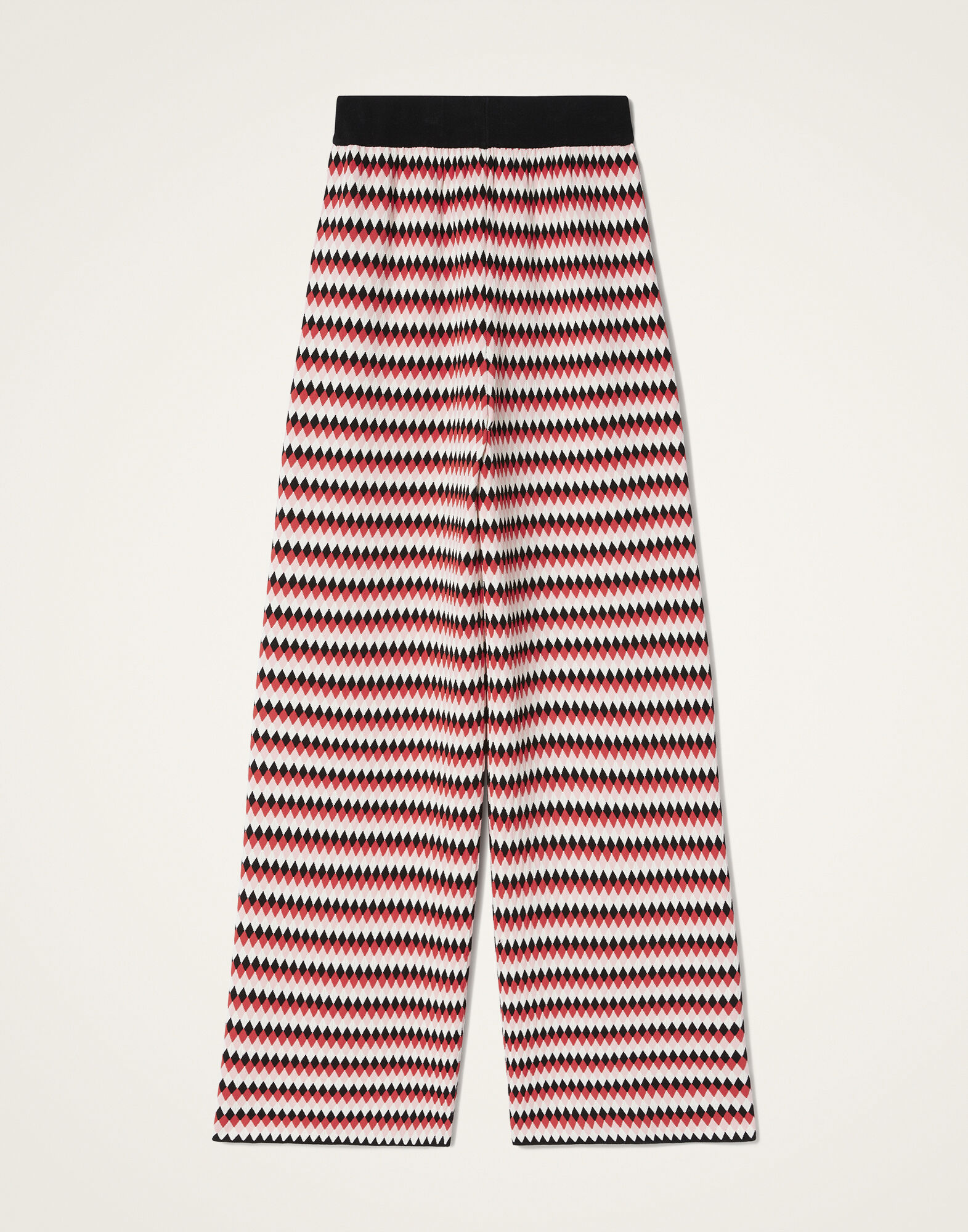 La DoubleJ Checkers Pants Multicolor Red & Pink TRO0173KNI159VA371PI01