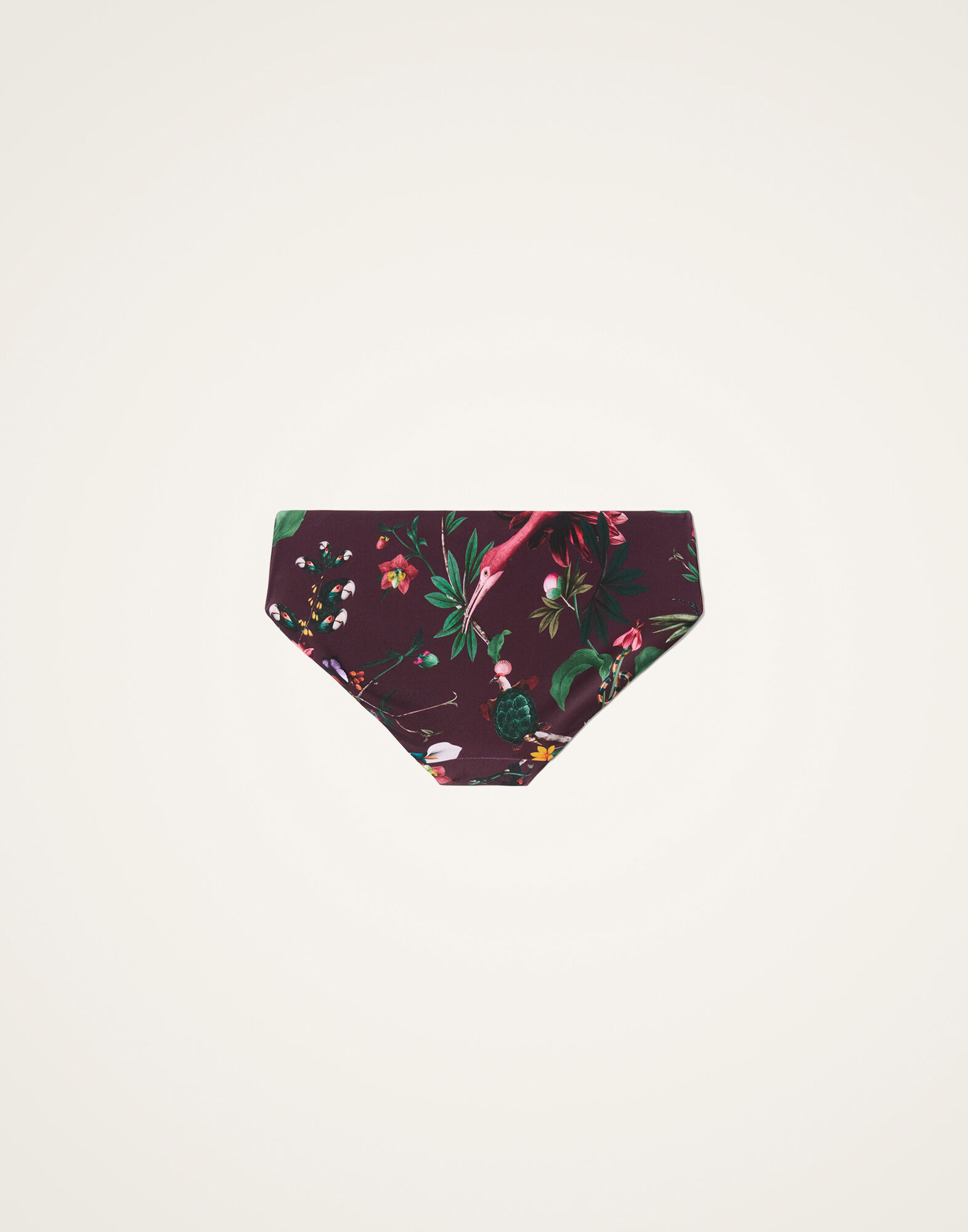La DoubleJ Boy Brief Zooflora Mini Burgundy SWI0030LYC001ZOF05RE02