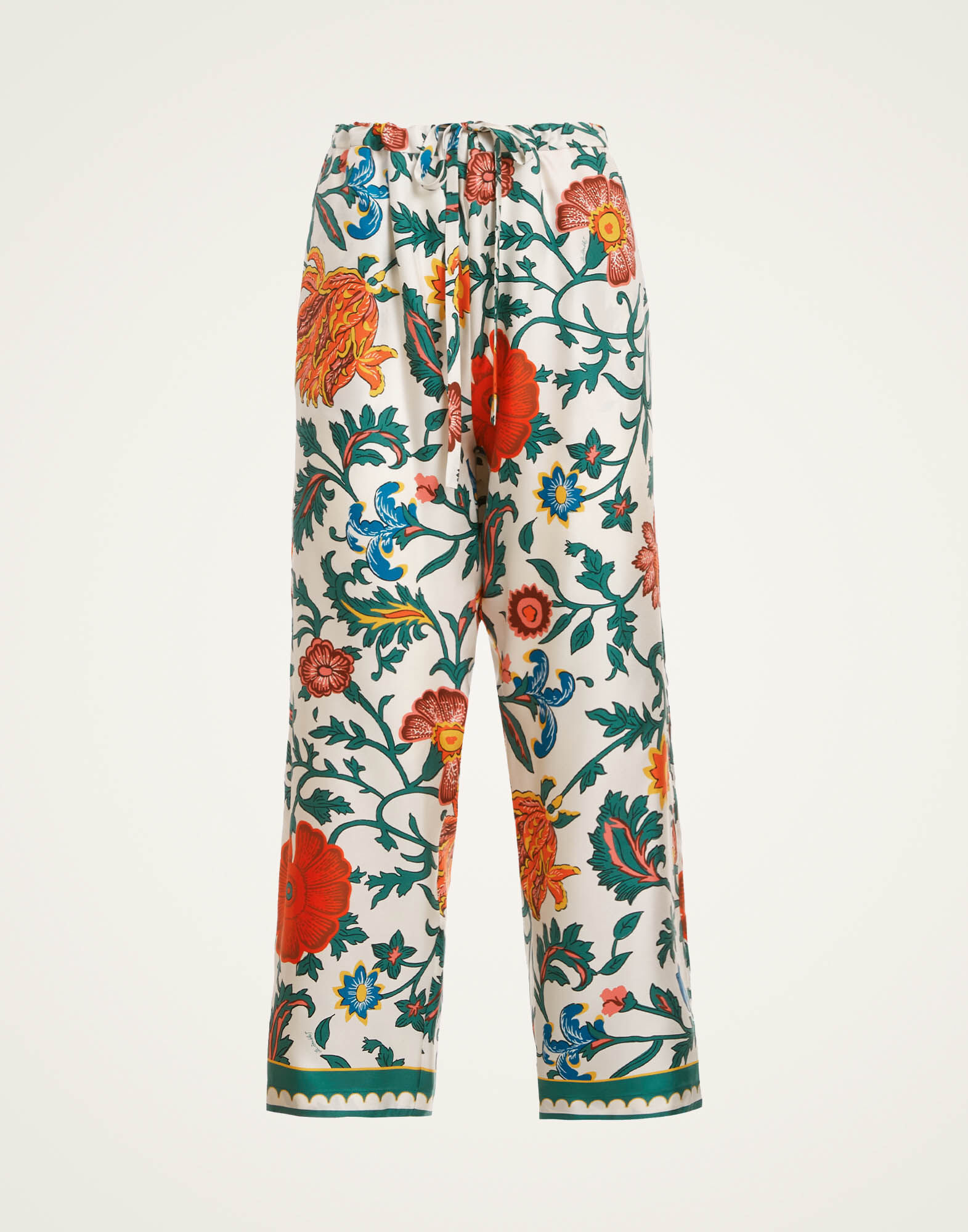 La DoubleJ Drawstring Pants Dragonflower Multicolor TRO0053SIL001DRE01MU01