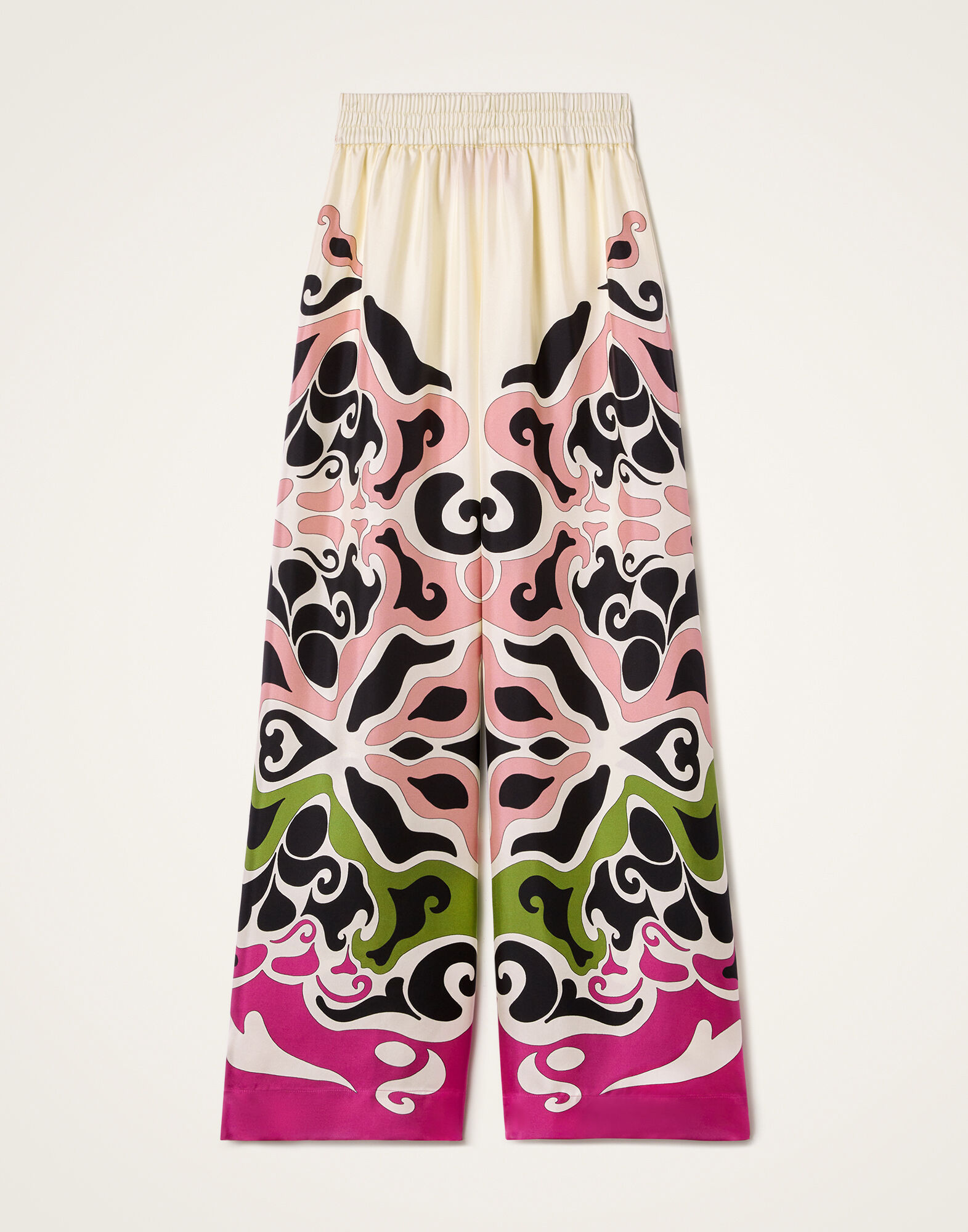 La DoubleJ Palazzo Pants Phoenix Plac&eacute;e Pink TRO0026SIL006PHO01PI01