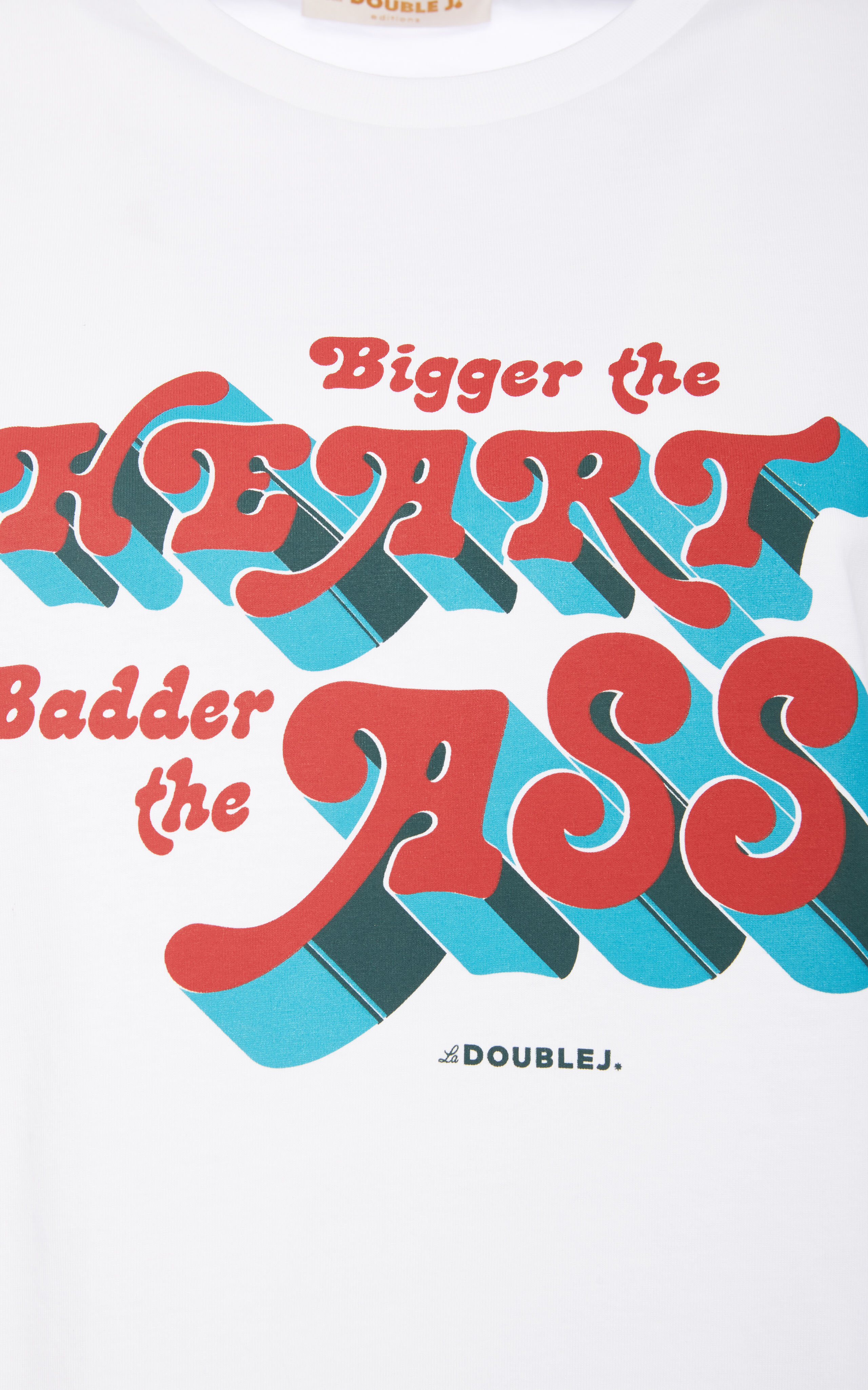 LaDoubleJ Slogan T-Shirt BadAss Slogan SHI0054JER010BAD0001