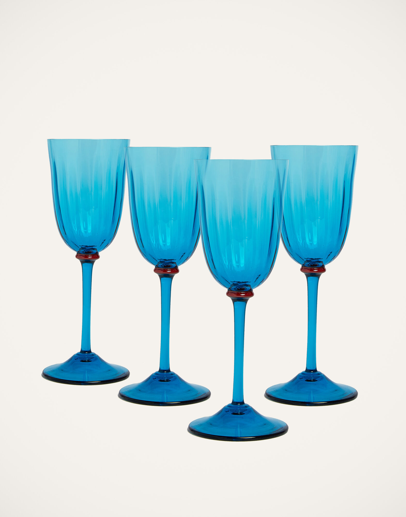 La DoubleJ Wine Glass Set of 4 Azzuro GLA0008MUR001AZZ0001