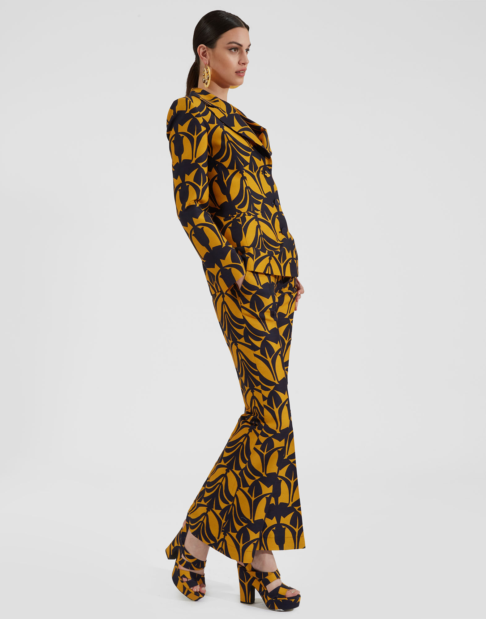 La DoubleJ Saturday Night Pants Papyrus Gold TRO0030CAD001PAY01YE05