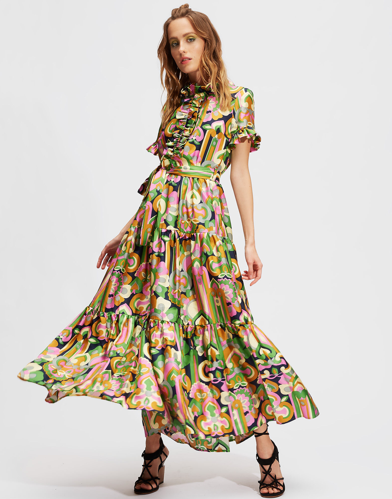 LaDoubleJ Long & Sassy Dress Lisboa Rosa DRE0017SIL001LIS0002