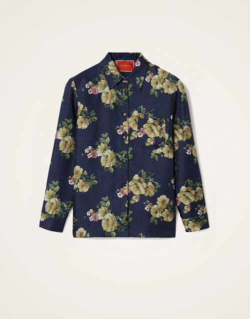 La DoubleJ Boy Shirt Riptide Midnight Blue SHI0001SIL001RIP01BU04