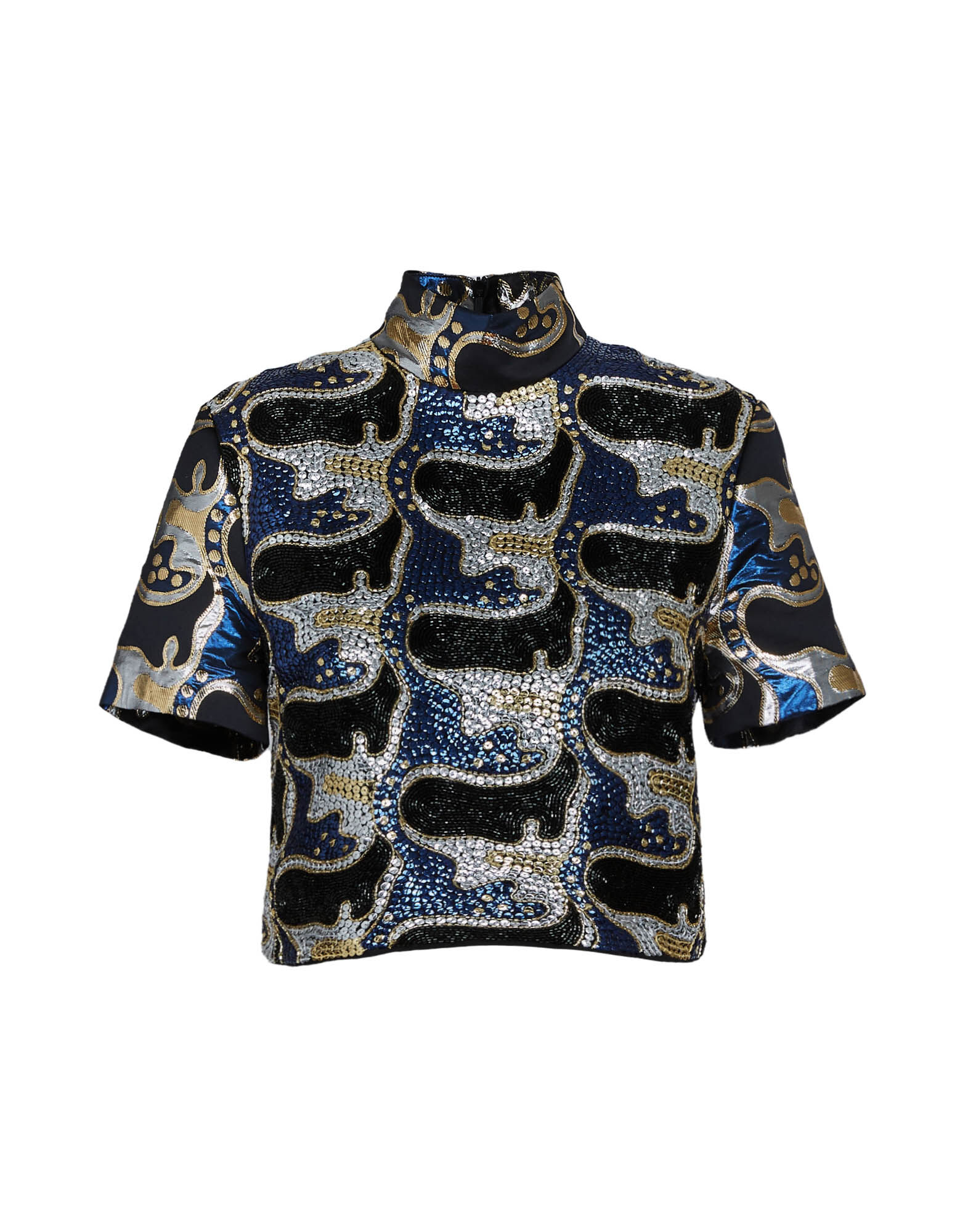 La DoubleJ Juliet Crop Top Spritz Blu TOP0084JAC040SPR0002