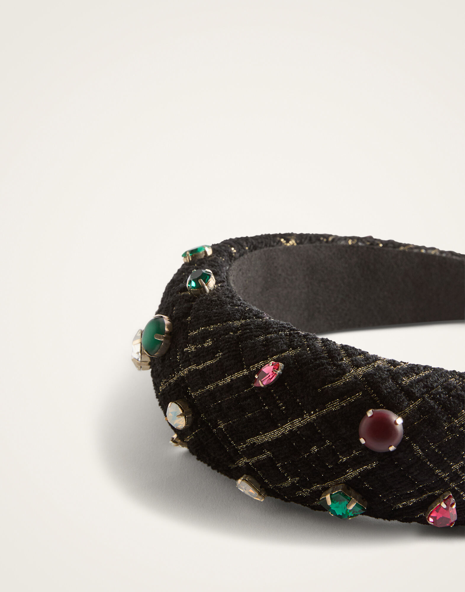 La DoubleJ Medici Headband Bicolor Black HEB0026WOL040BIC01BL01