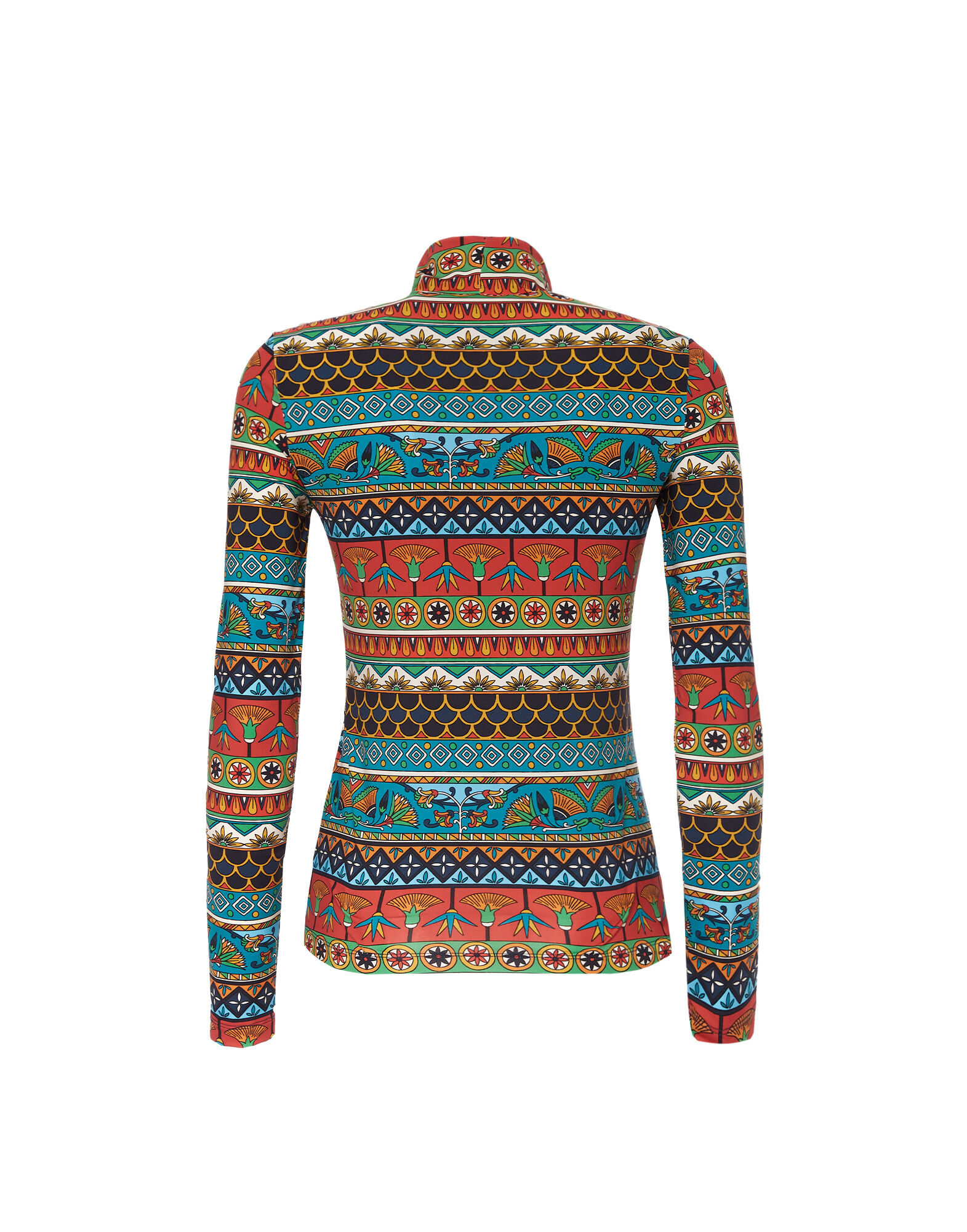 La DoubleJ Turtleneck Giza Turquoise SHI0030JER005GIZ01BU08