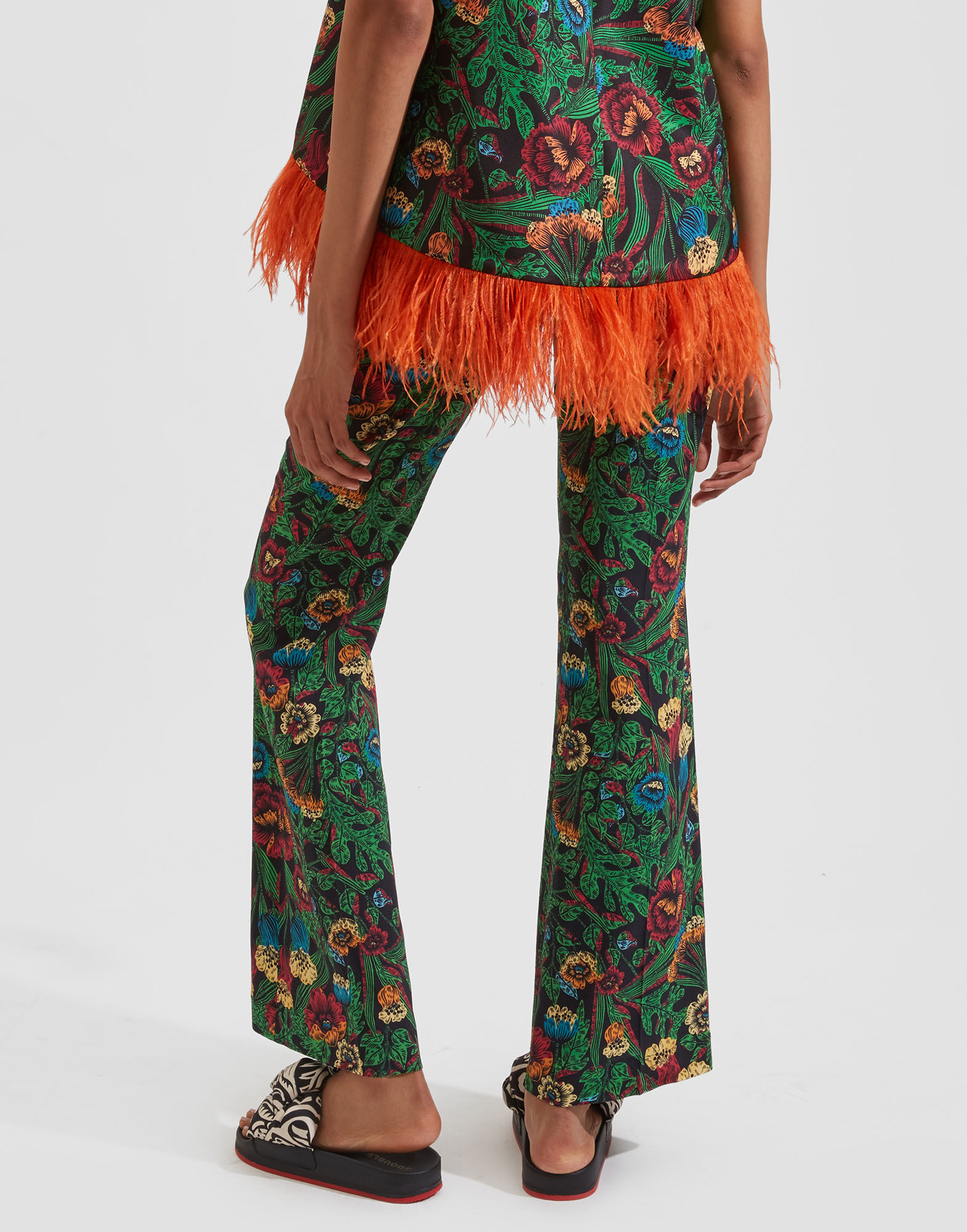 La DoubleJ Saturday Night Pants Night Garden TRO0030VIS001GAR0001