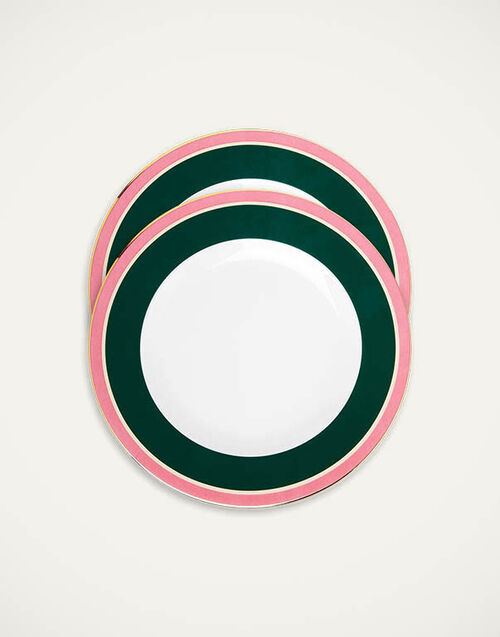 La DoubleJ Dinner Plates Set Of 2 Rainbow Verde DIS0075CER001RAI0003