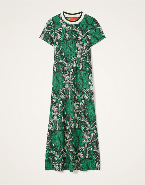 La DoubleJ Sporty Swing Dress Quill Green DRE0247JER002QLL01GR02