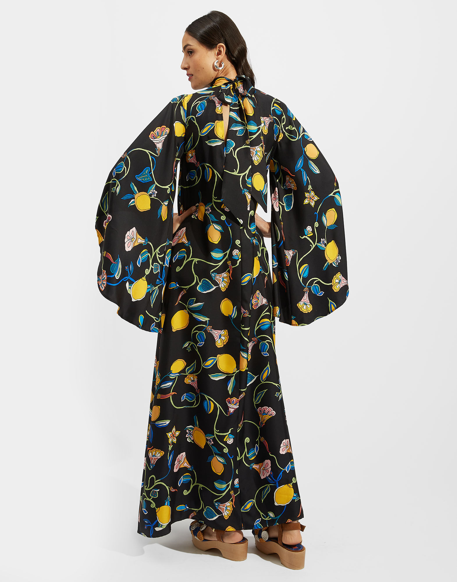 La DoubleJ Magnifico Dress Borboni DRE0212SIL001BRN01BL01