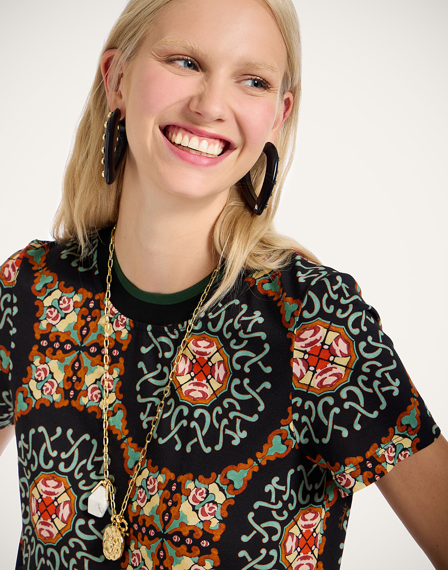 La DoubleJ Sporty Swing Dress Ballata Black DRE0247JER002BAL01BL01