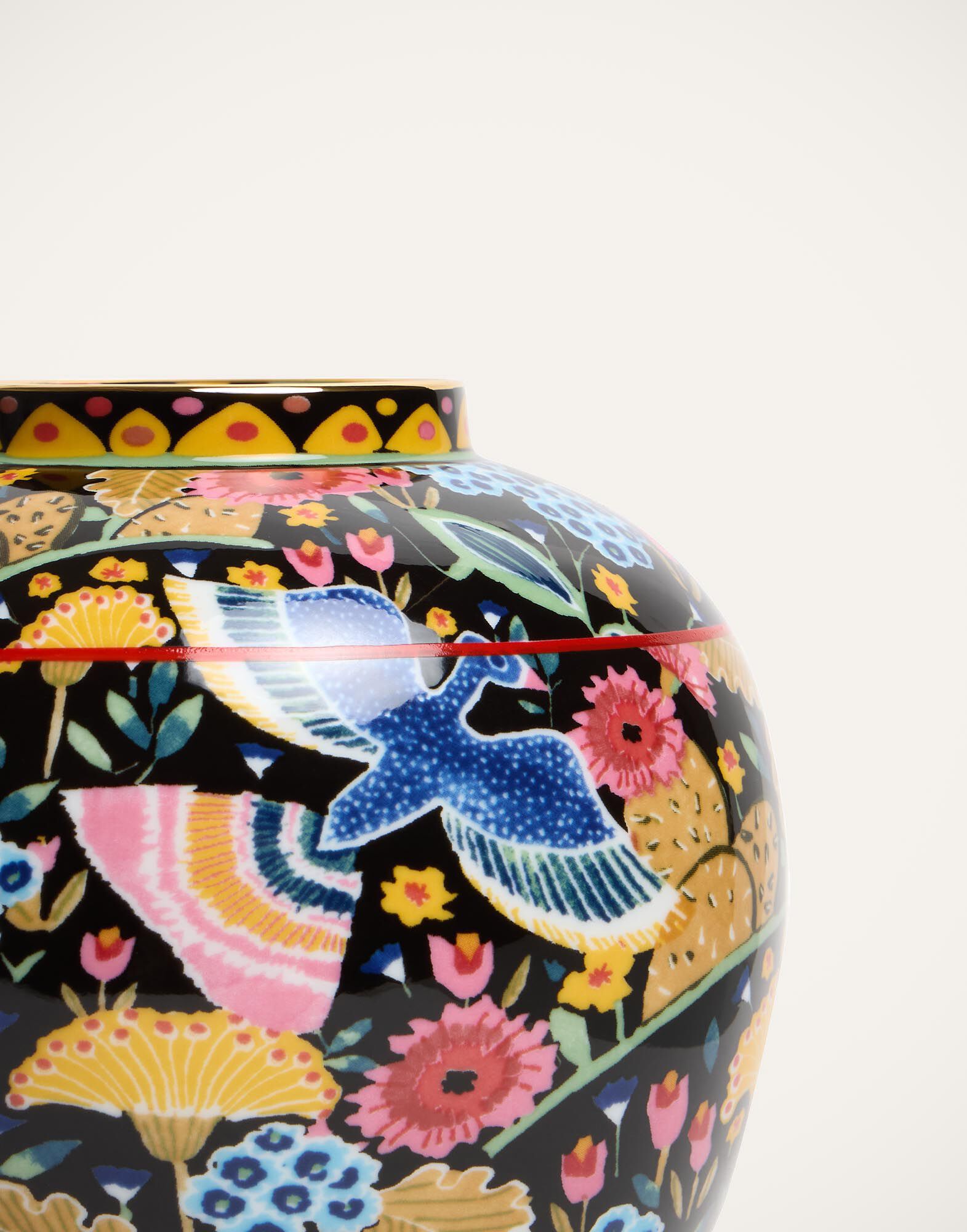 La DoubleJ Small Bubble Vase Colombo Black VAS0022CER001COL06BL01