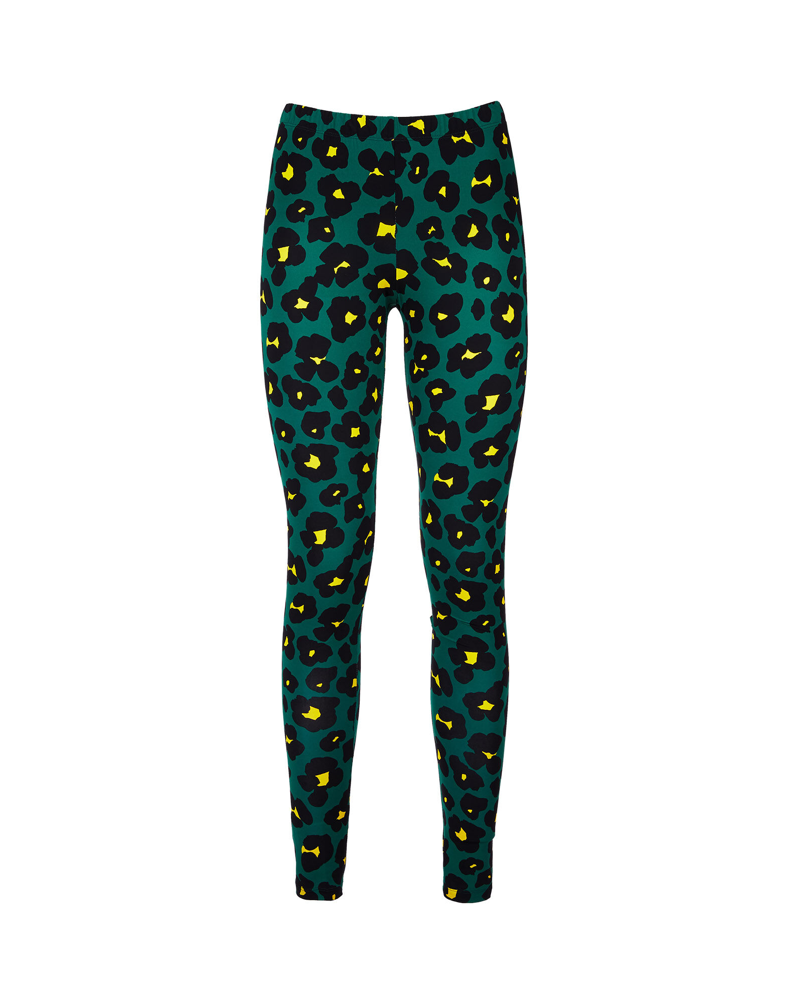 LaDoubleJ Leggings Flower Leopard Verde TRO0013JER005FLL0002