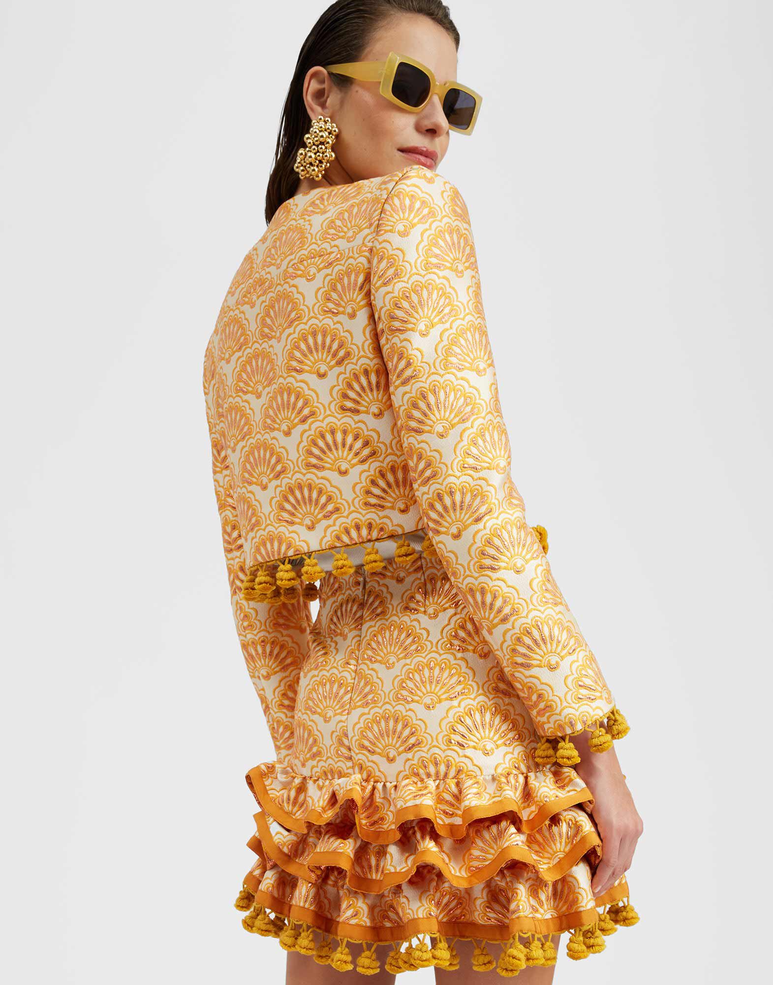 La DoubleJ Bijoux Jacket Fans Gold JAC0099JCQ072FAN02YE05