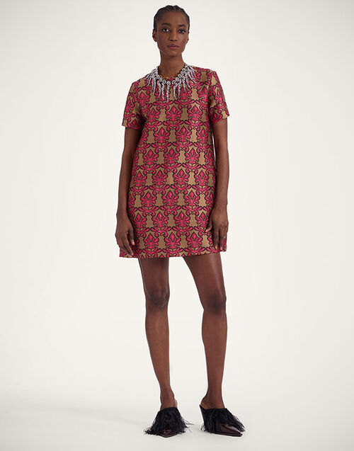 La DoubleJ Mini Swing Dress Herald Fuchsia DRE0658JCQ094HRL01PI03