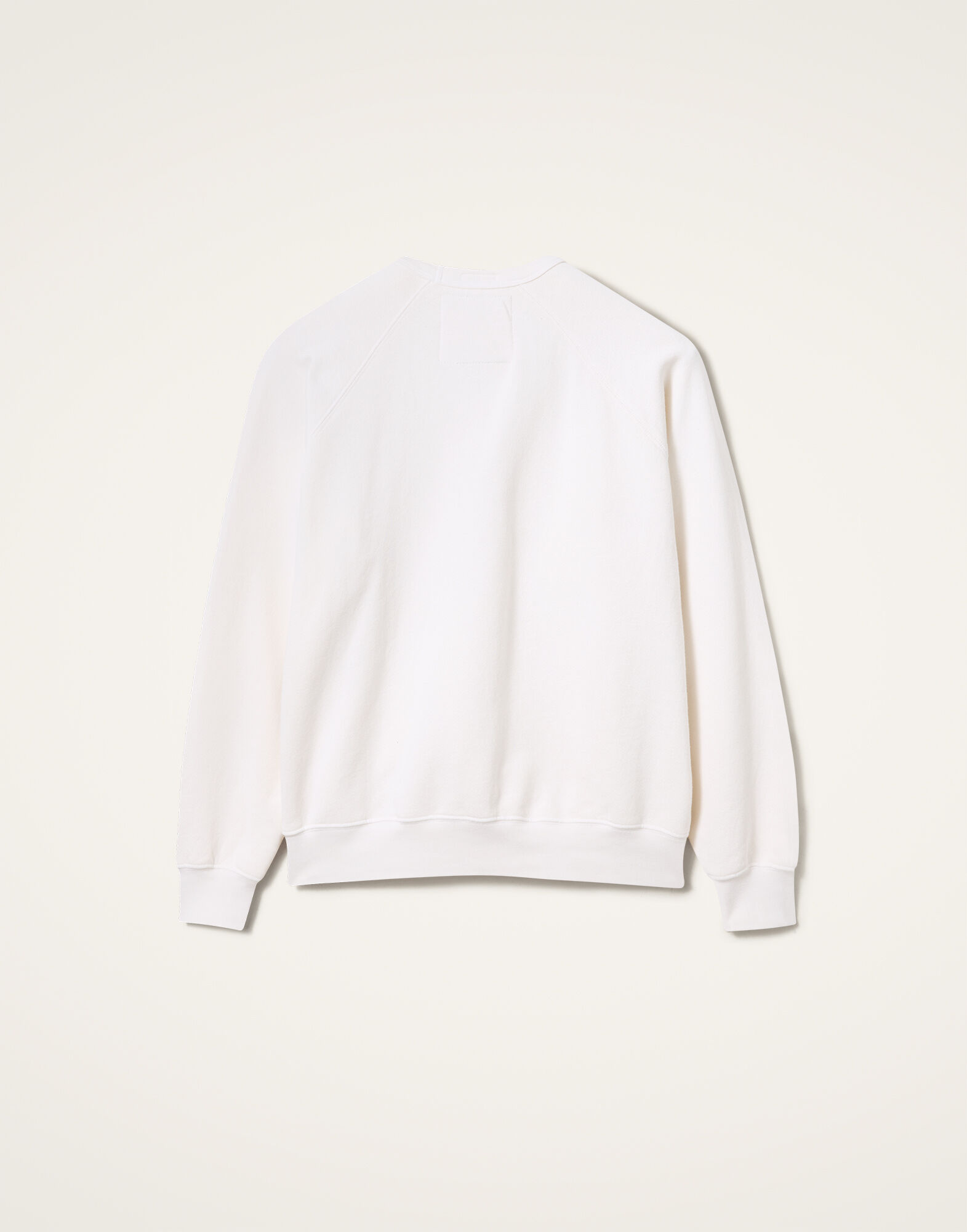 La DoubleJ The Biggie Concert Sweatshirt Patch It Up White SWE0041JER060PAT09WH01