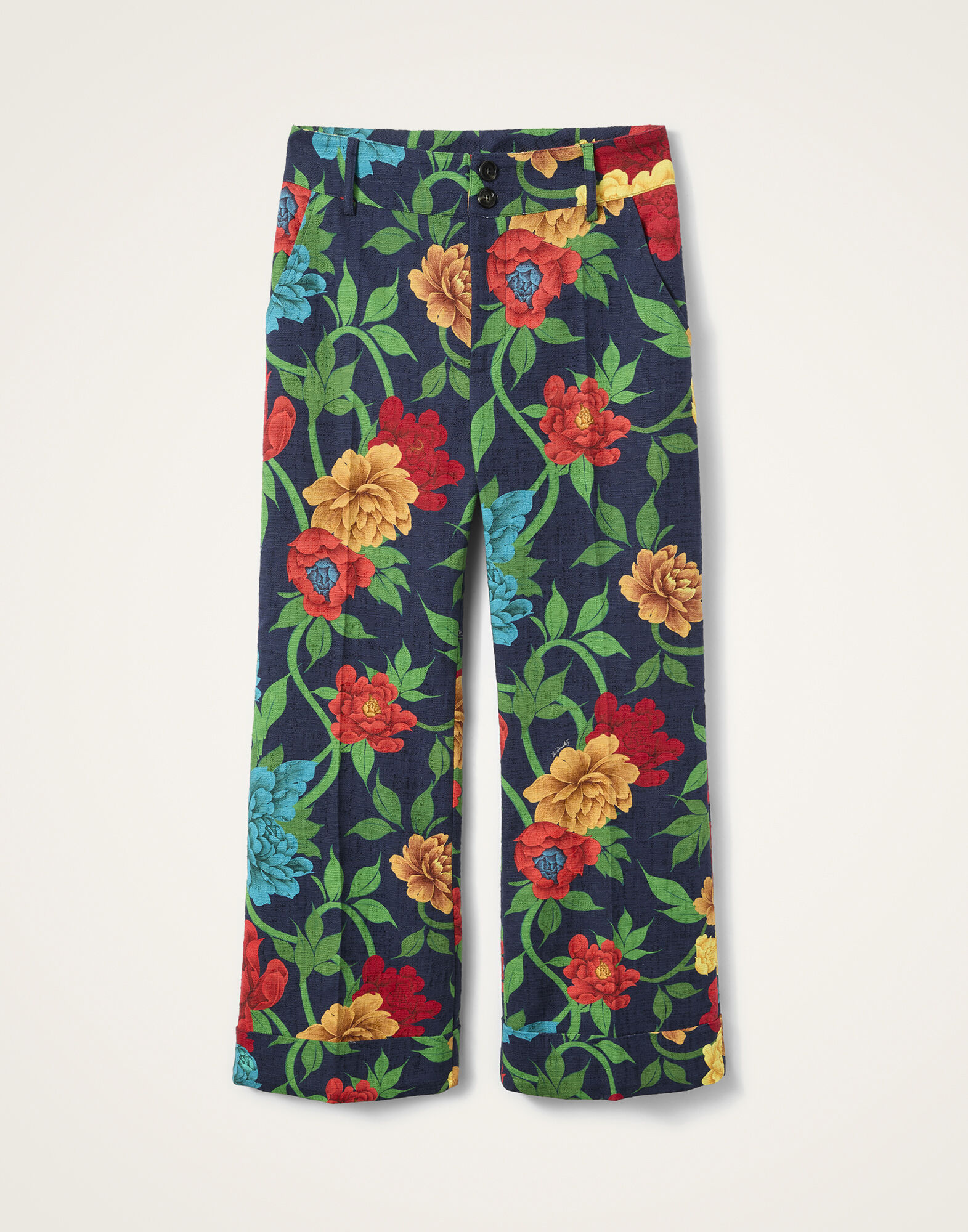 La DoubleJ Hendrix Pants Queen Peony Blue TRO0014COT005QPE01BU03